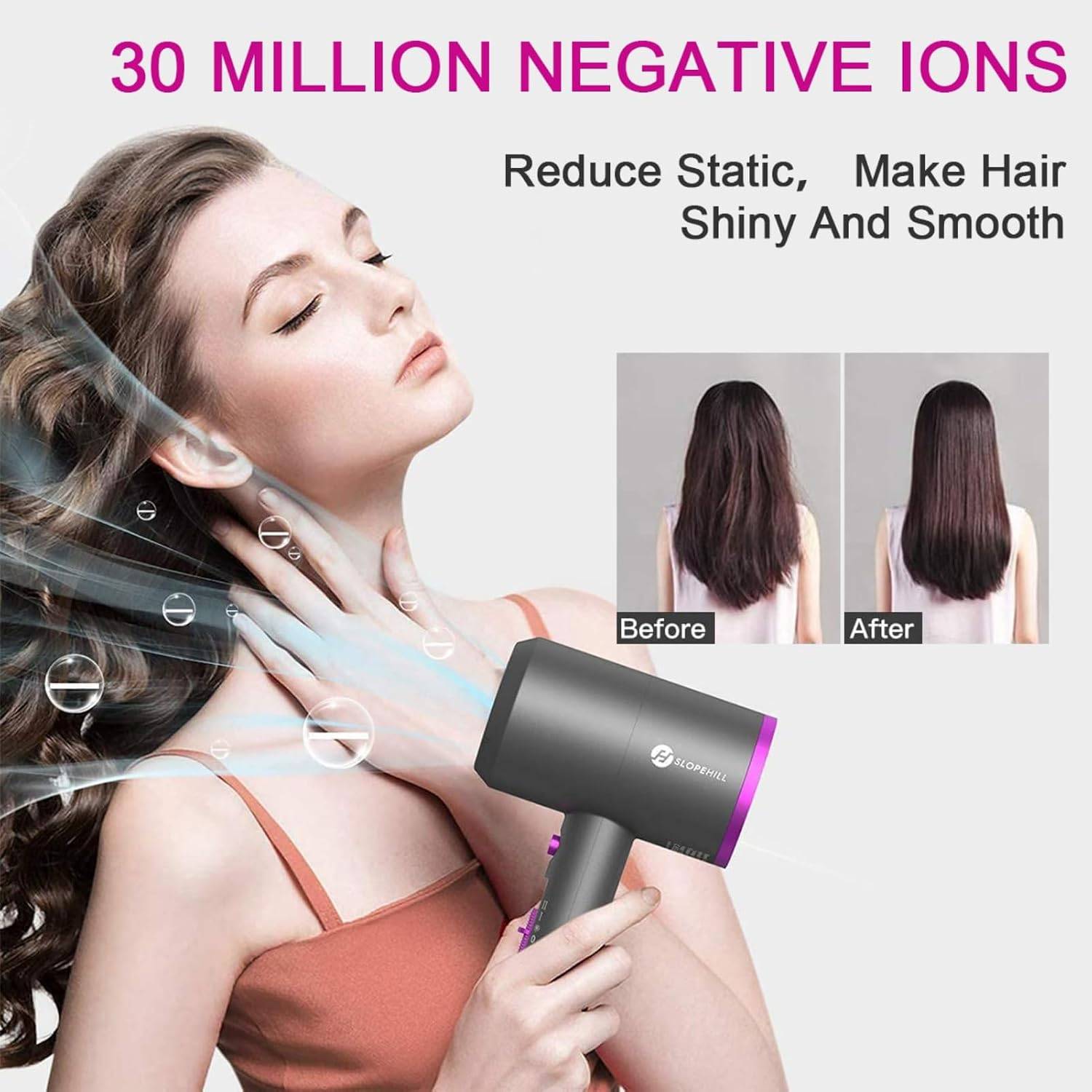 Slopehill Professional Ionic Hair Dryer – 1800W  Model 1902 - photo 4