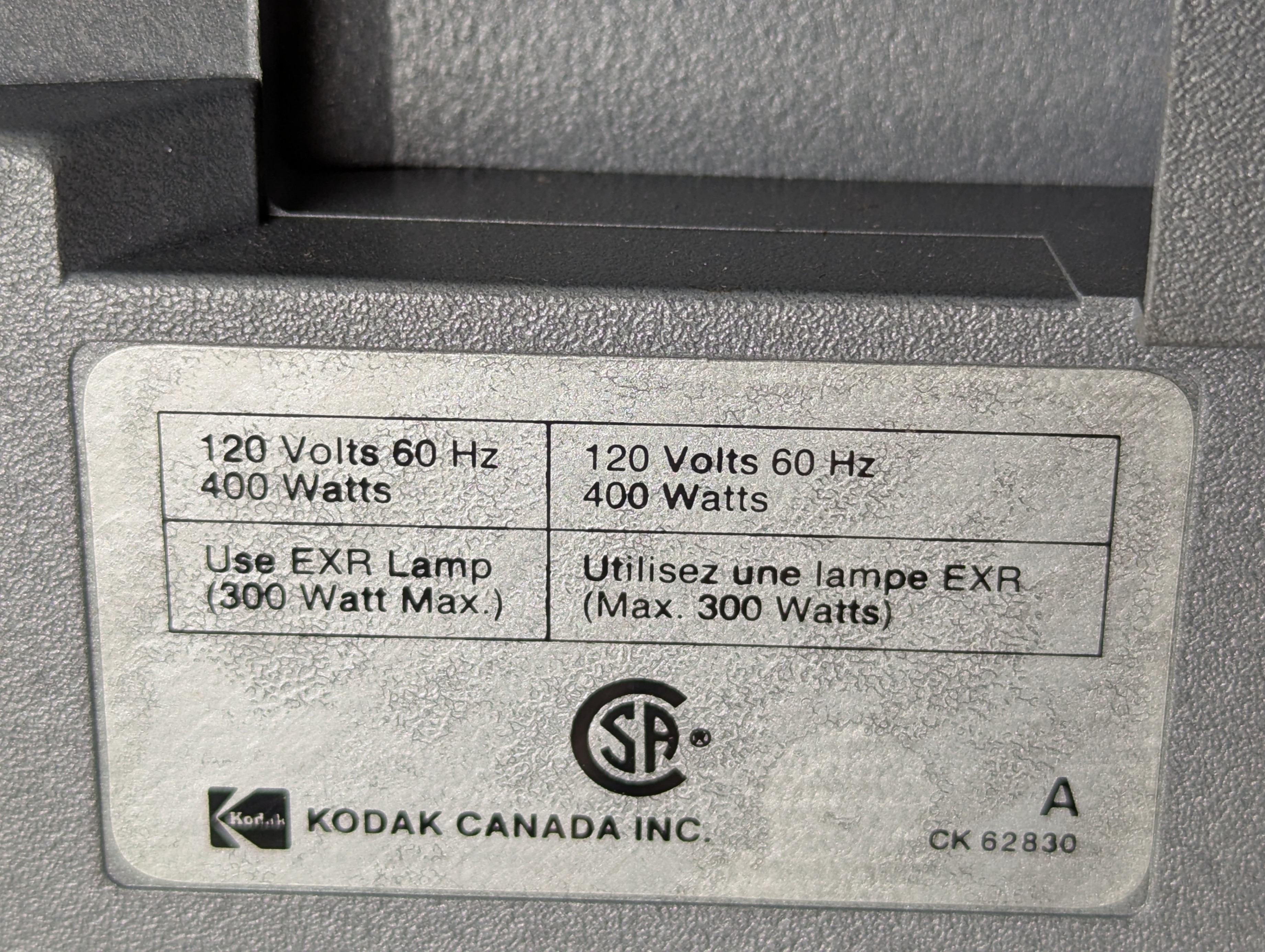 Kodak Ekta graphic III AT Projector - photo 5