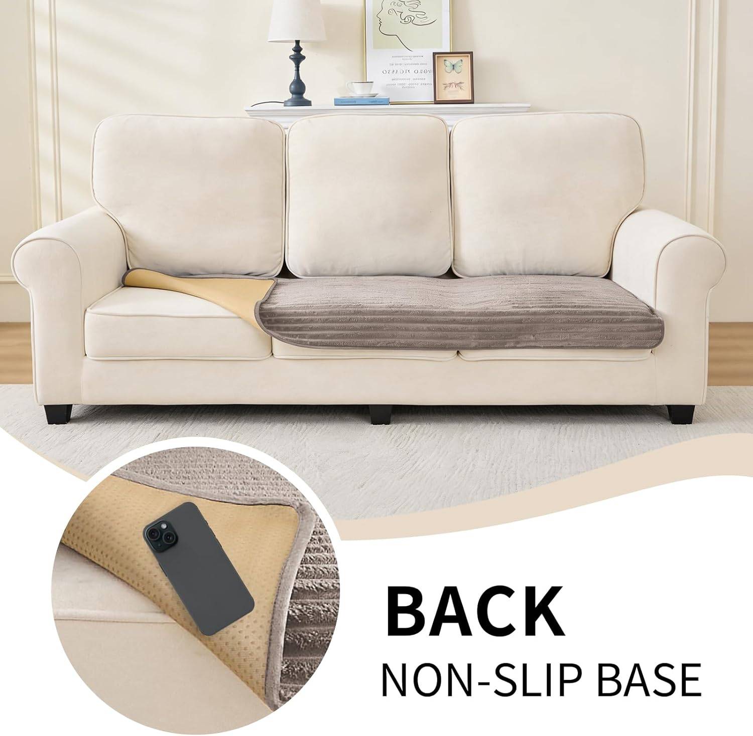100% Waterproof Couch Covers for Dogs,3 cushion - photo 5