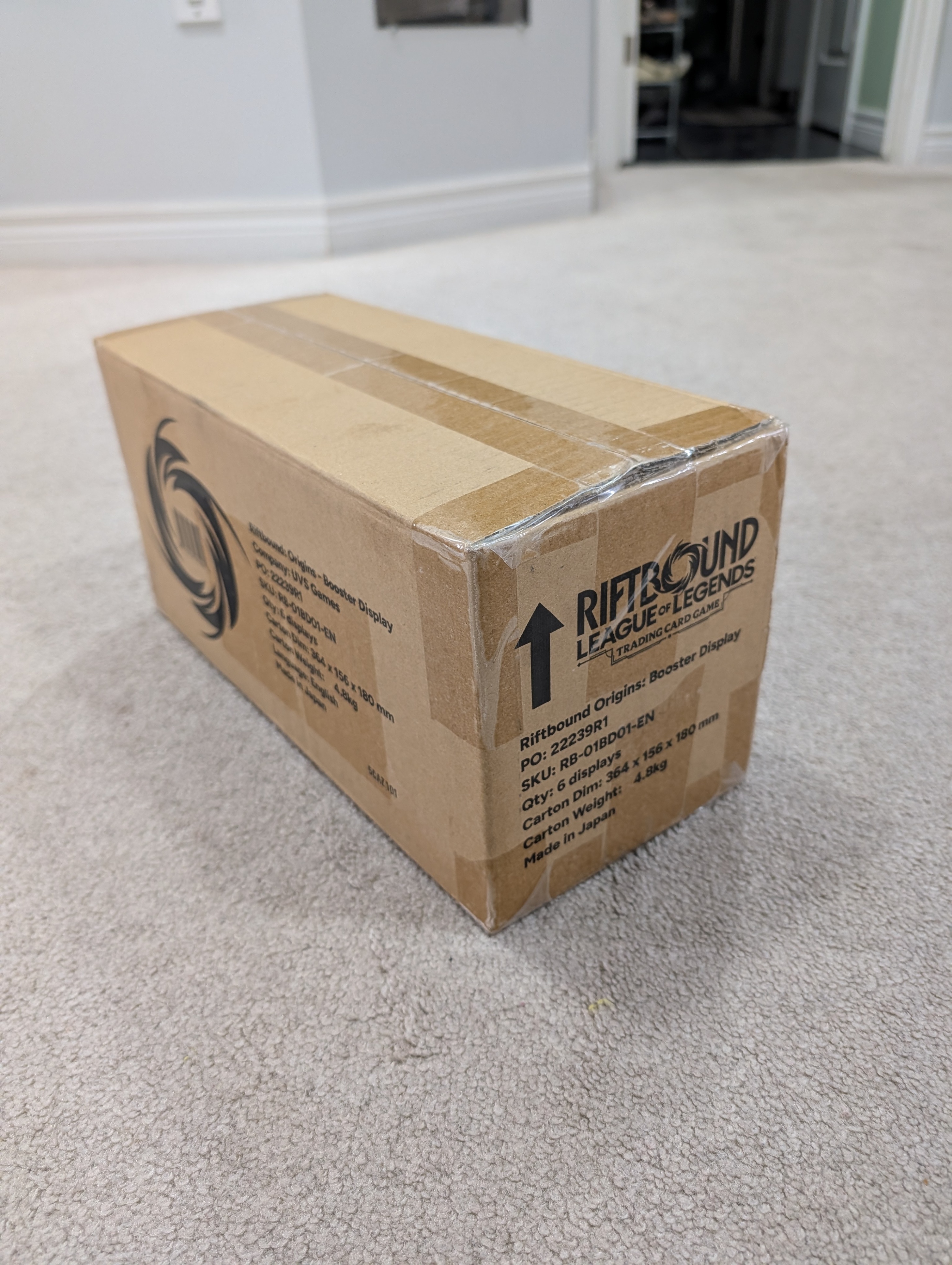 Riftbound Origins TCG BOOSTER CASE Factory Sealed - photo 3