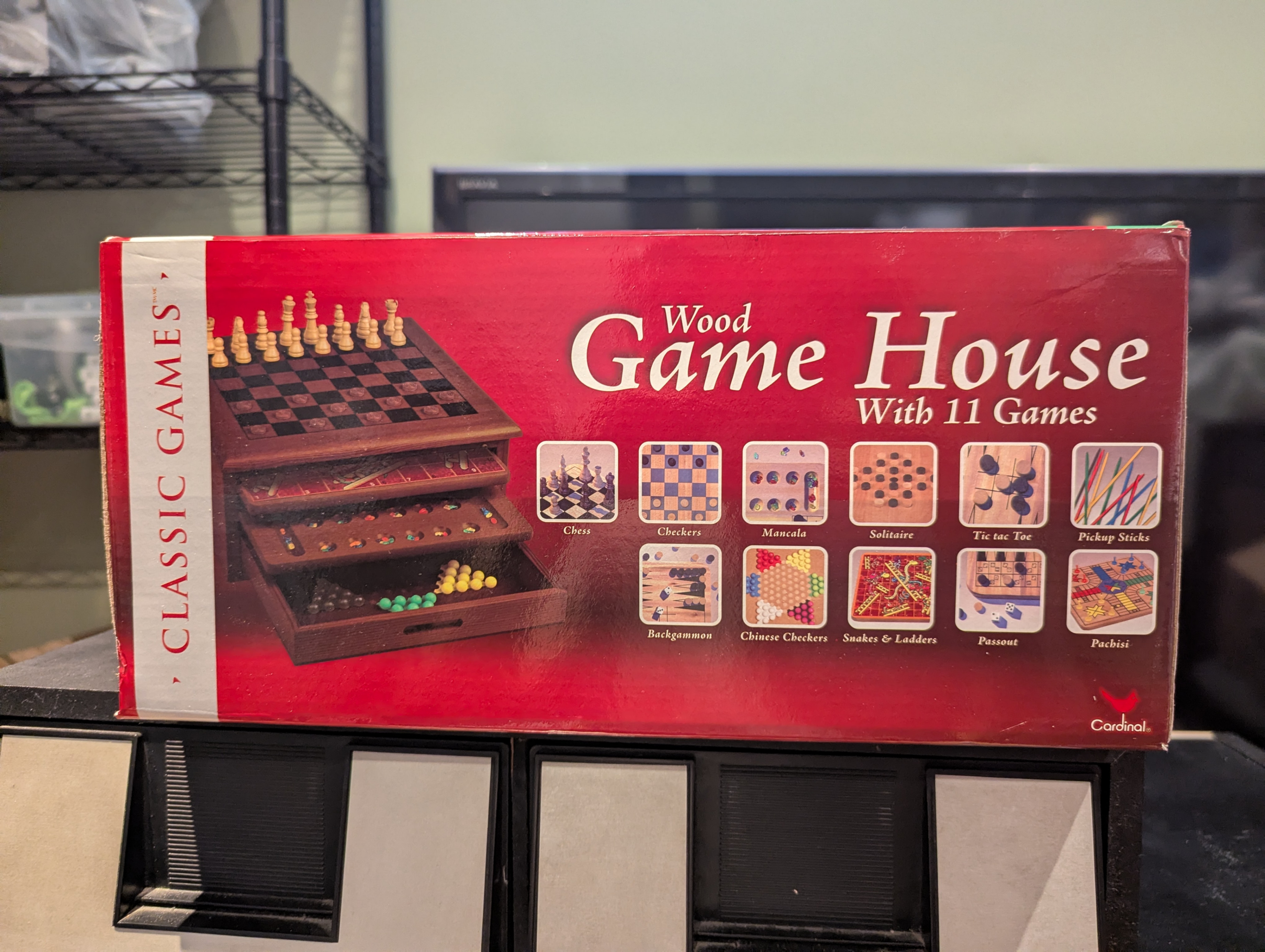 Wood Game House with 11 Games - photo 2