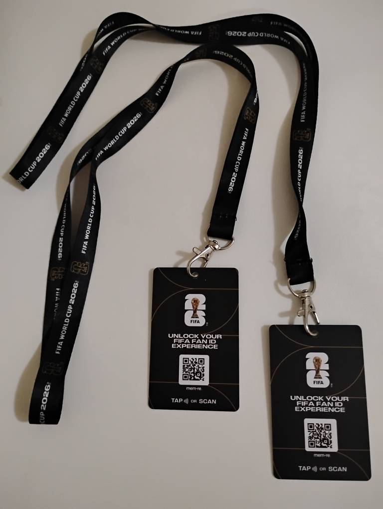 *2* x FIFA Fan Cards & Lanyards ( Set of 2 ) - photo 4