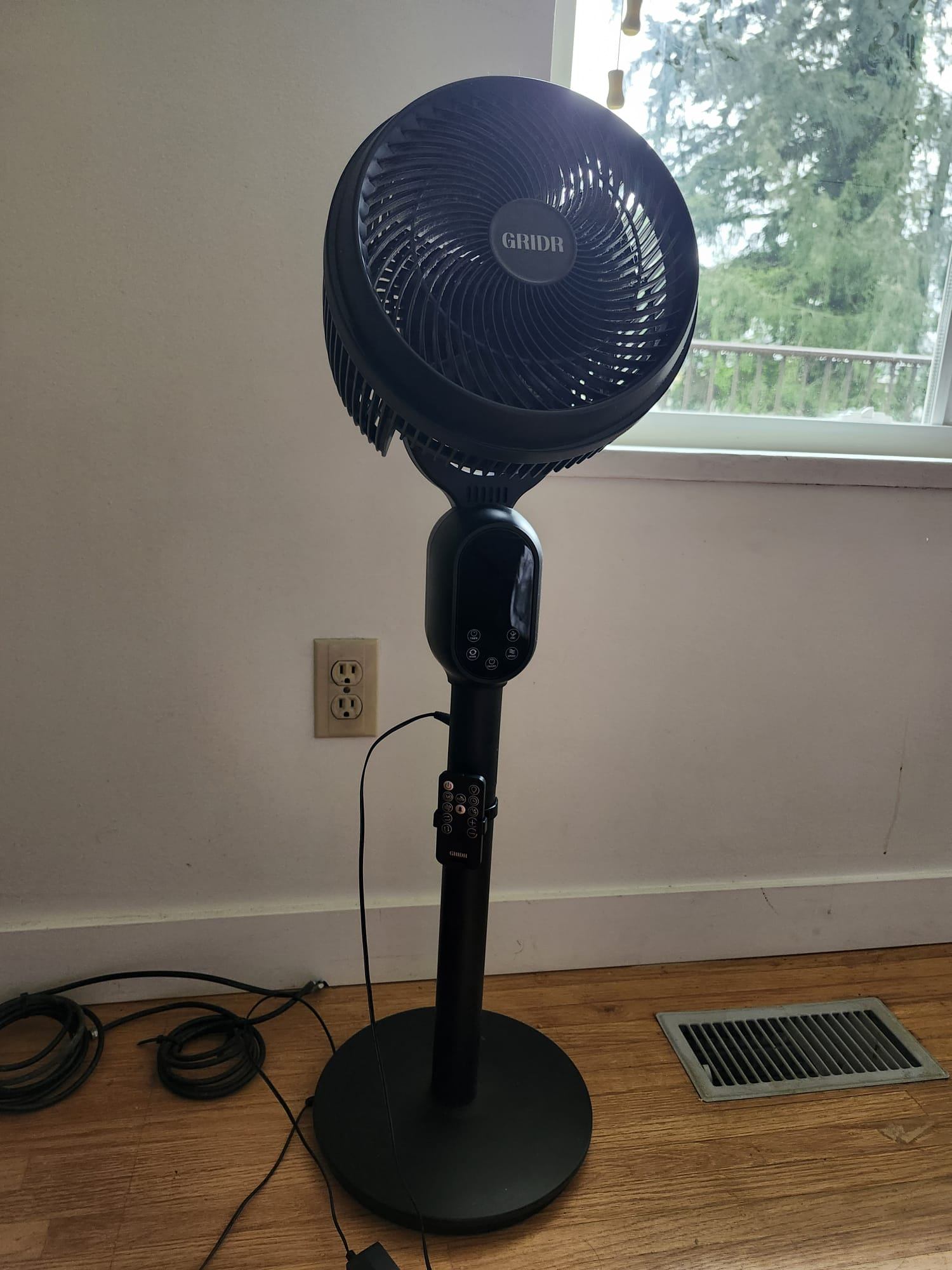 Black Pedestal Fan - Moving Sale