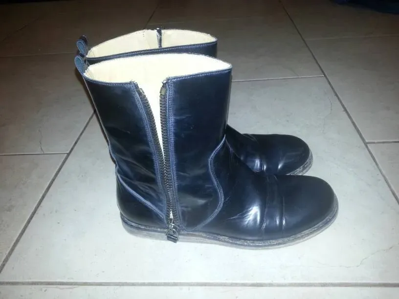 Authentic Designer Vintage Leather Boots Maison Martin Margiela - photo 5
