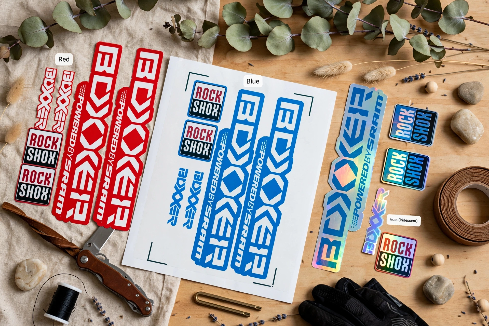 Boxer fork decals
