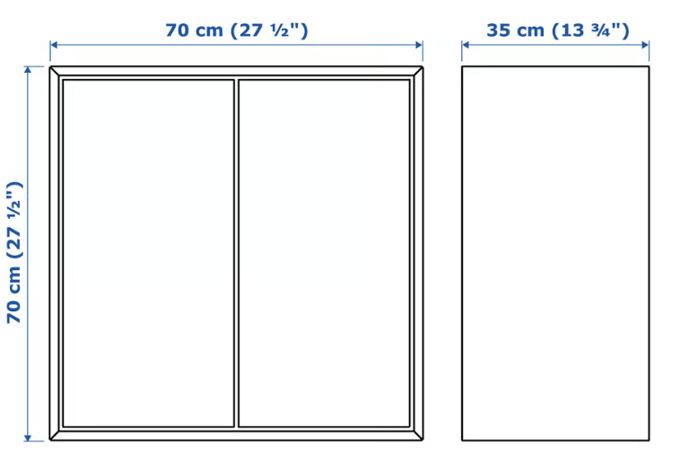 IKEA EKET Wall/Floor Cabinets, Set of 3 (Gold Feet) - photo 2