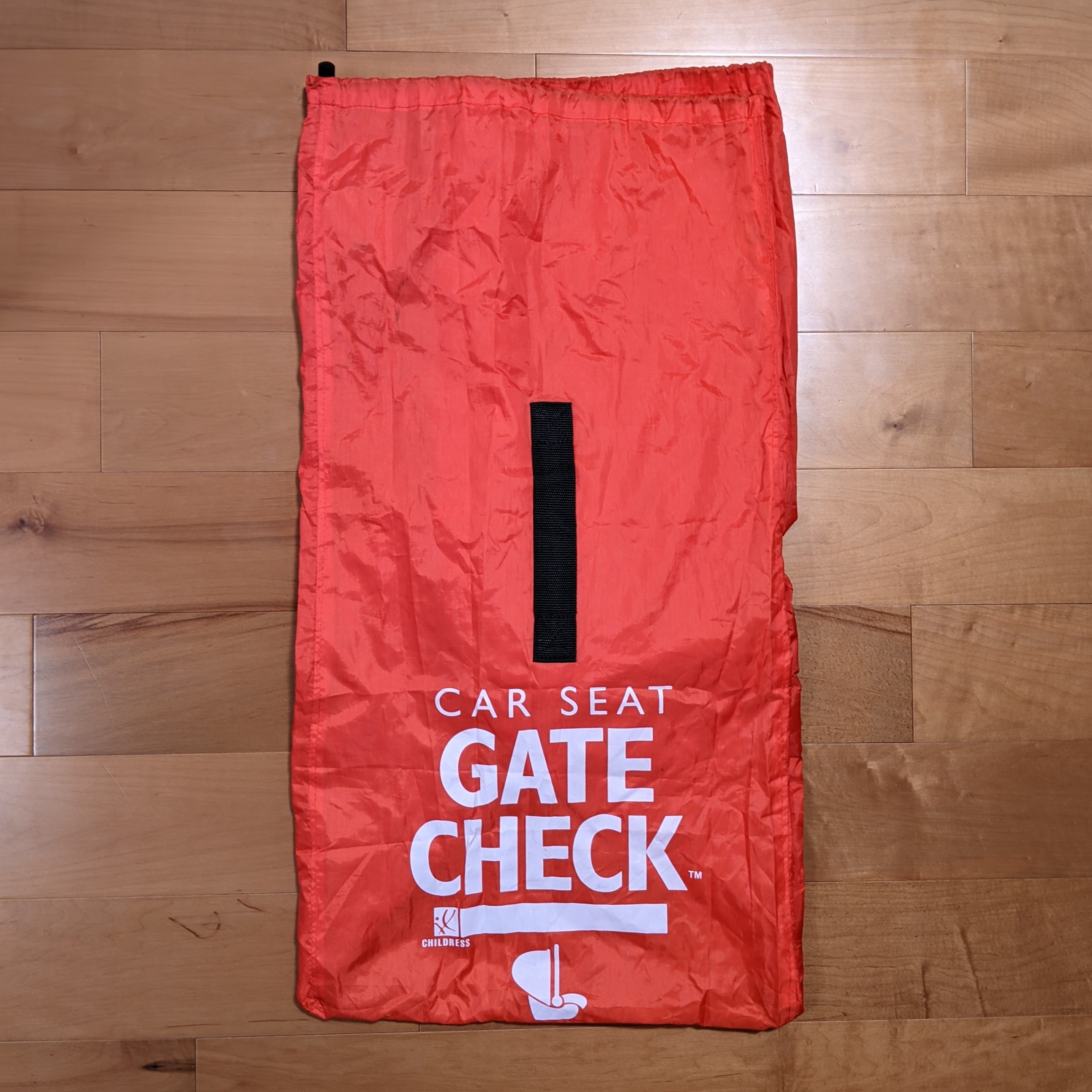 J. L. Childress Gate Check Air Travel Bag for Car Seats, Red