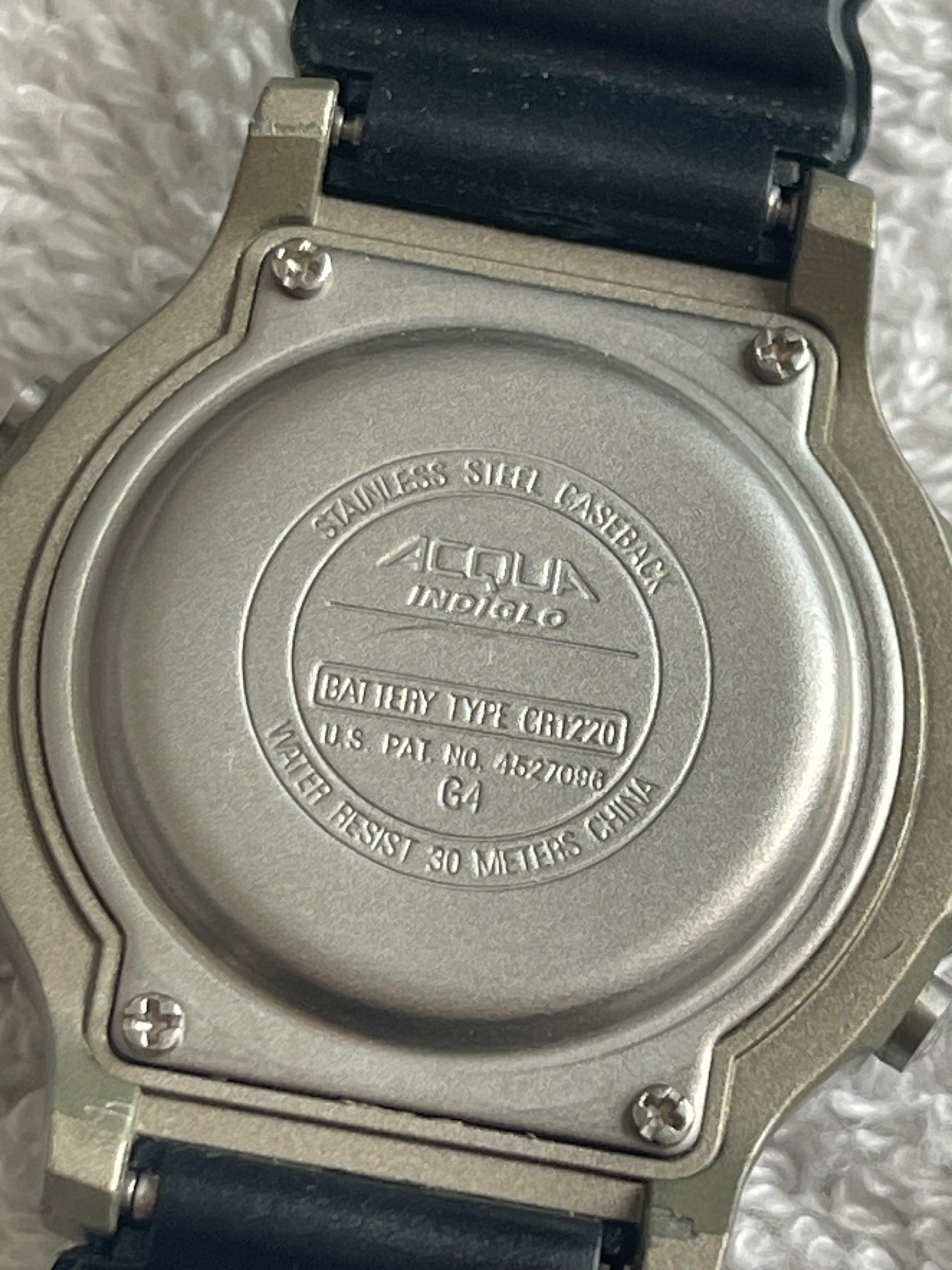 Vintage 1999 Timex Acqua Neon Sport Watch (Needs Battery) - photo 4