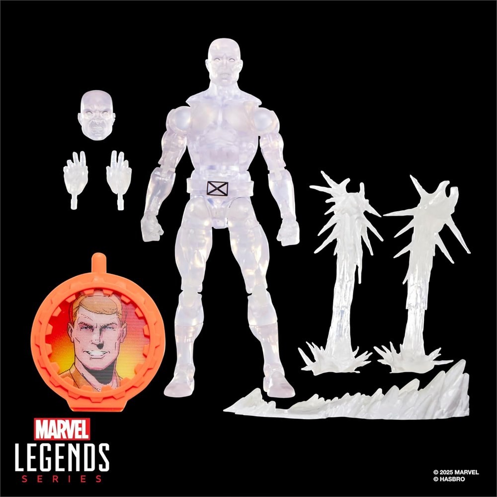 Marvel Legends Secret Wars Ice Man, Retro Marvel Collectible - photo 2