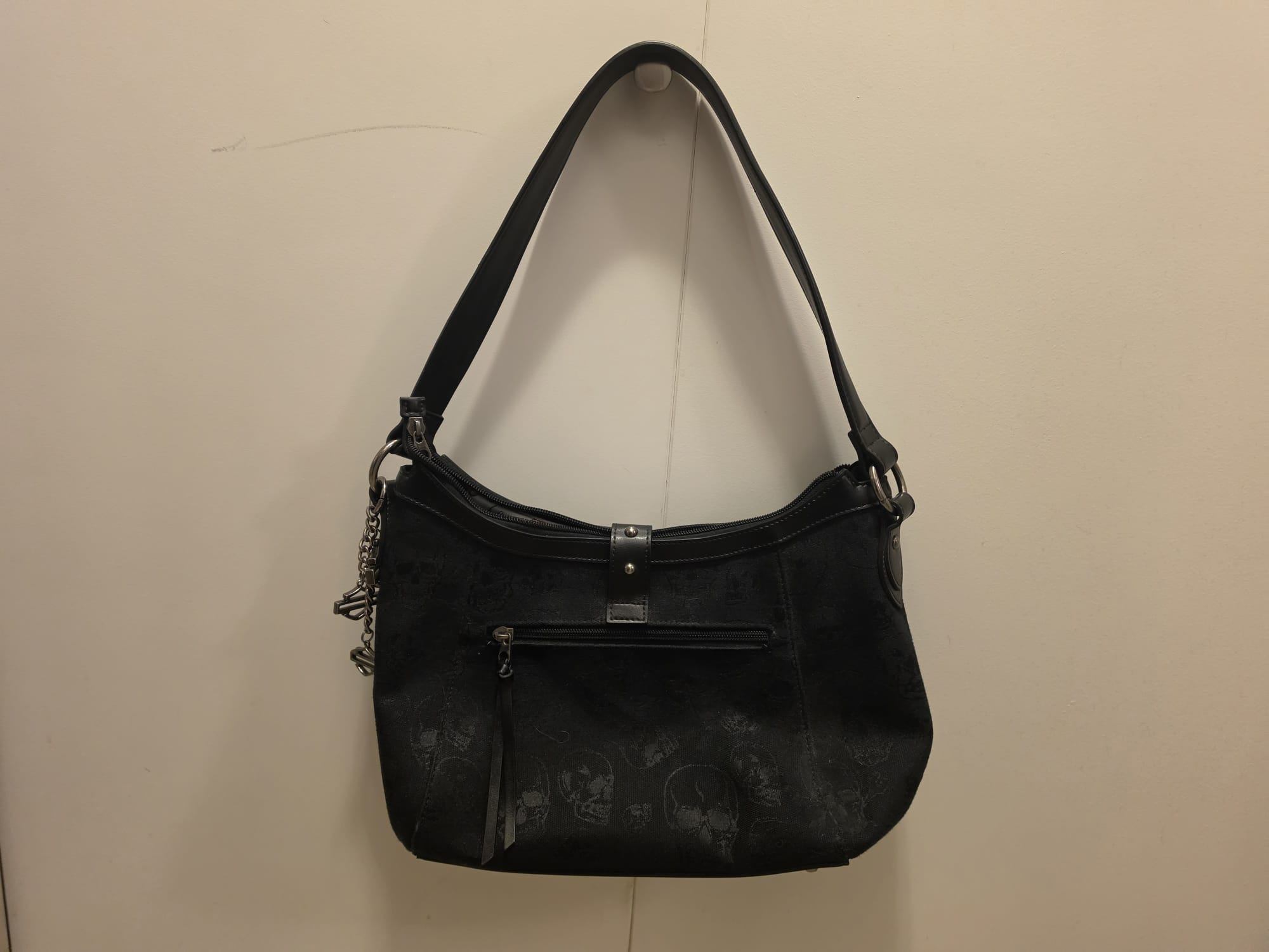 Vintage Harley Davidson Women's Skull Purse/Shoulder Bag - photo 2