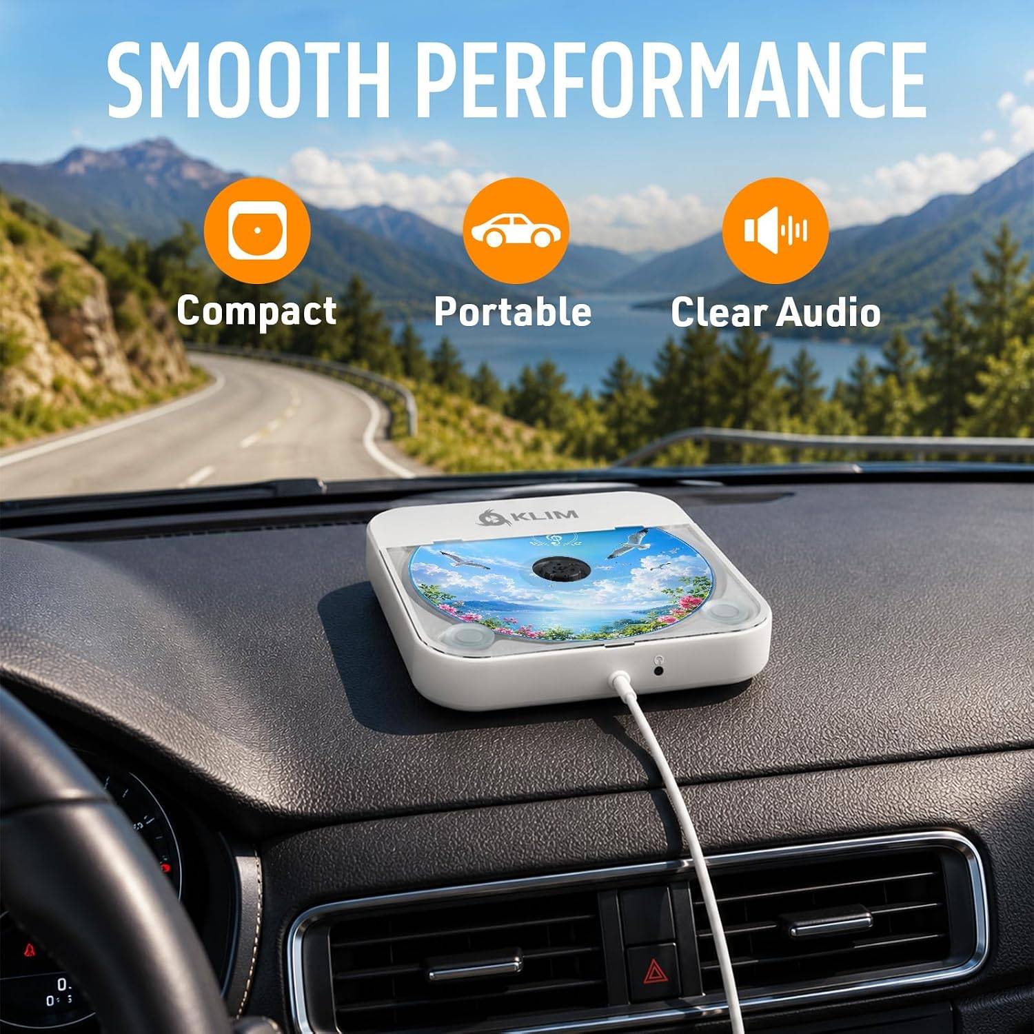 CD Player for Car – Portable USB - photo 5