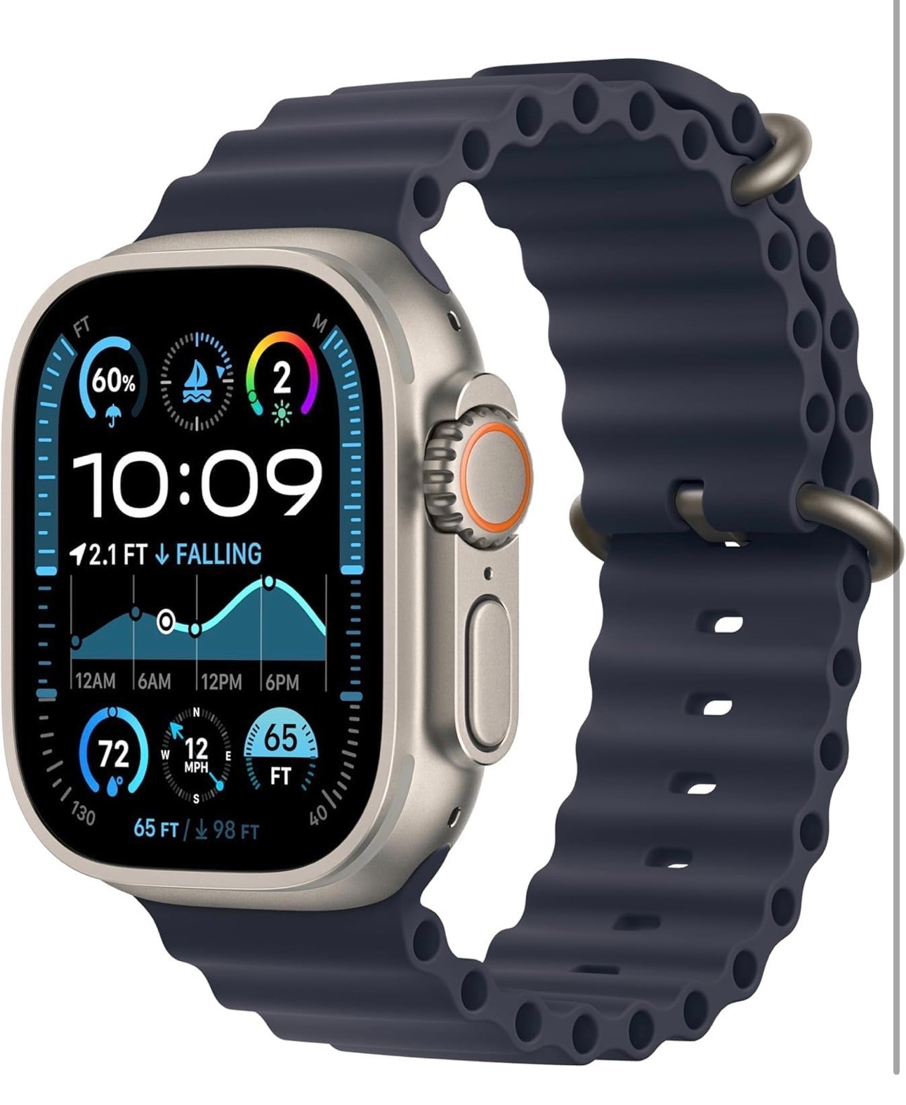Apple Watch Ultra 2 GPS+Cellular 49mm Titanium Blue Ocean Band