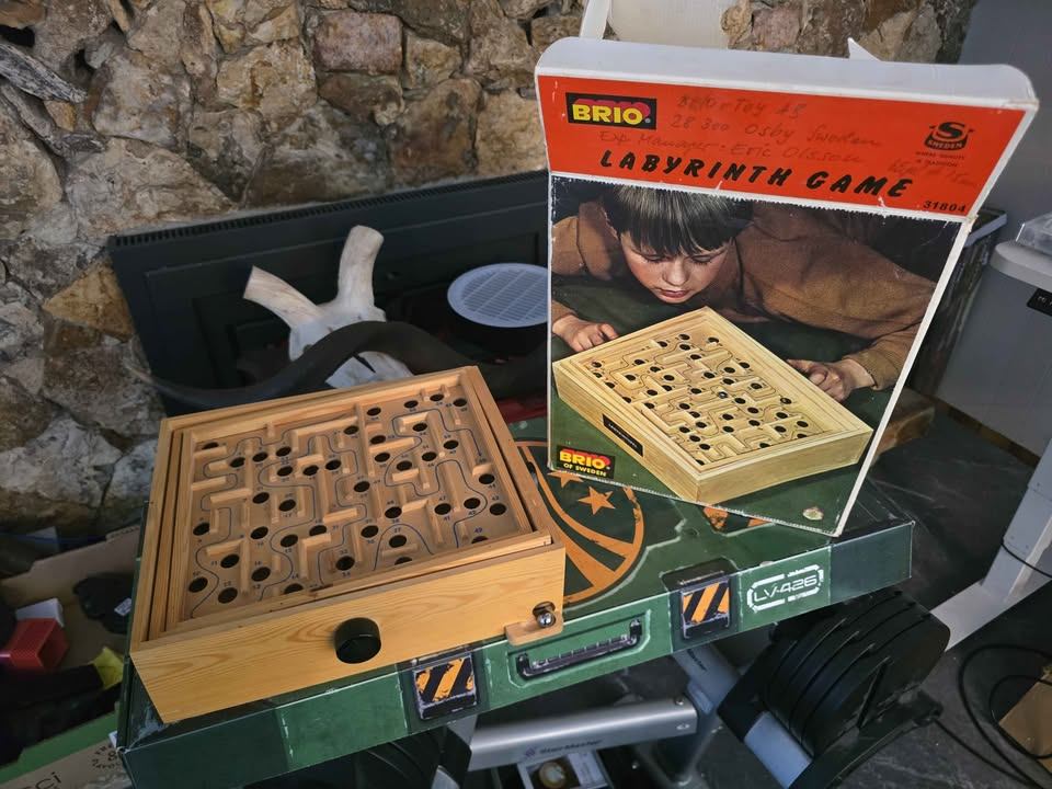 Vintage BRIO Labyrinth Game – Made in Sweden