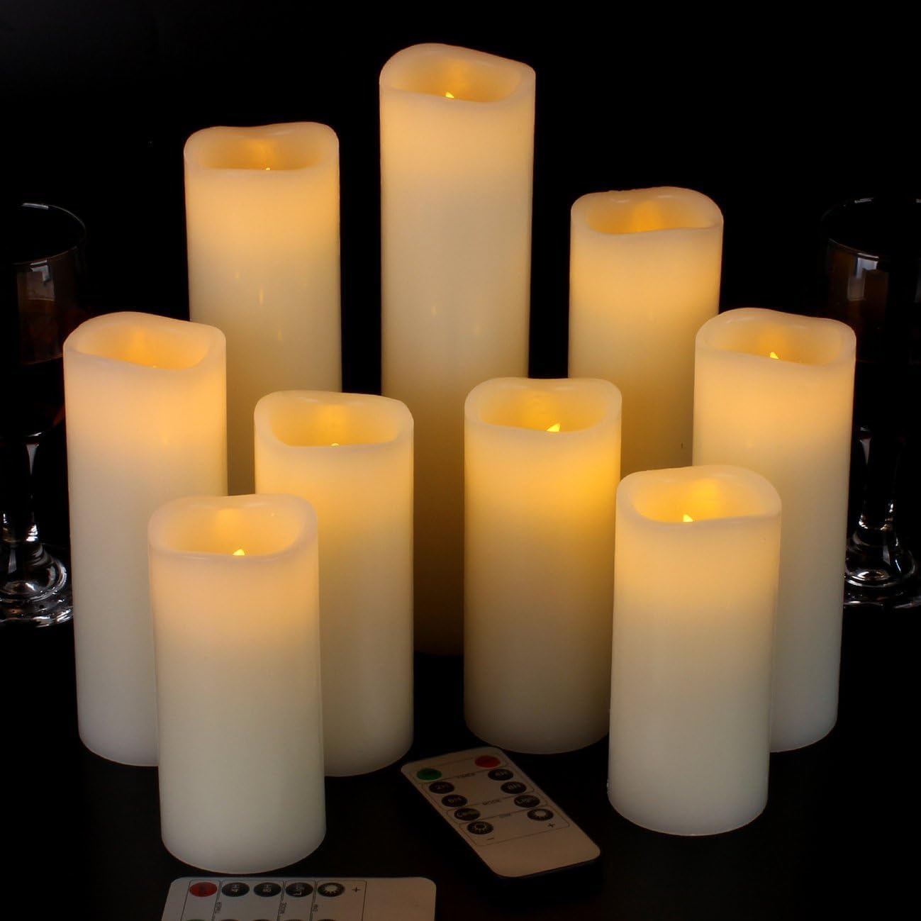 Flameless Battery Operated Candles 9 Pack - photo 3