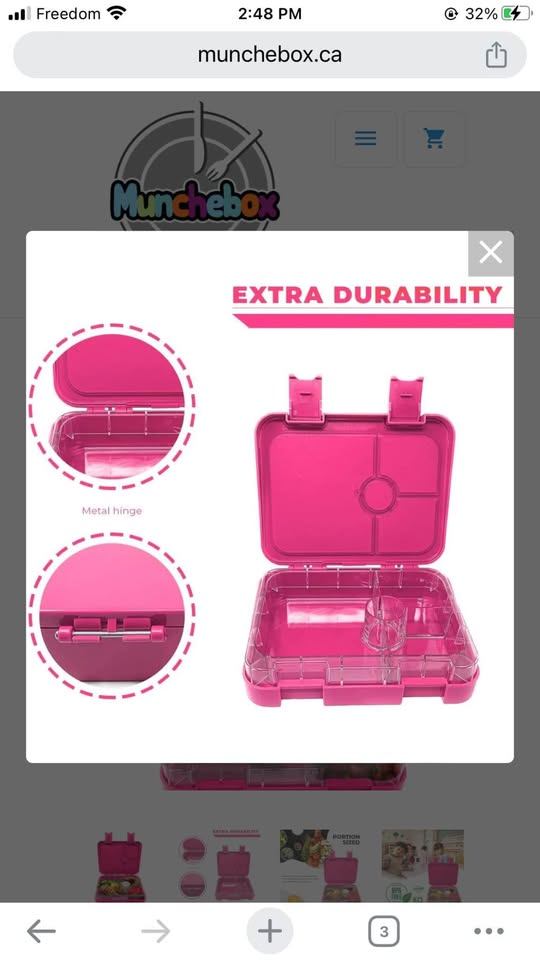 New 4-Compartment Munchebox Lunch Box - photo 4