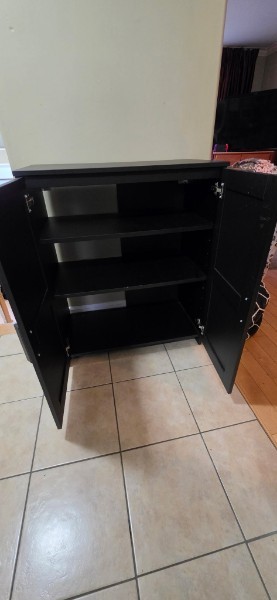 IKEA BRIMNES Black Storage Cabinet - photo 2