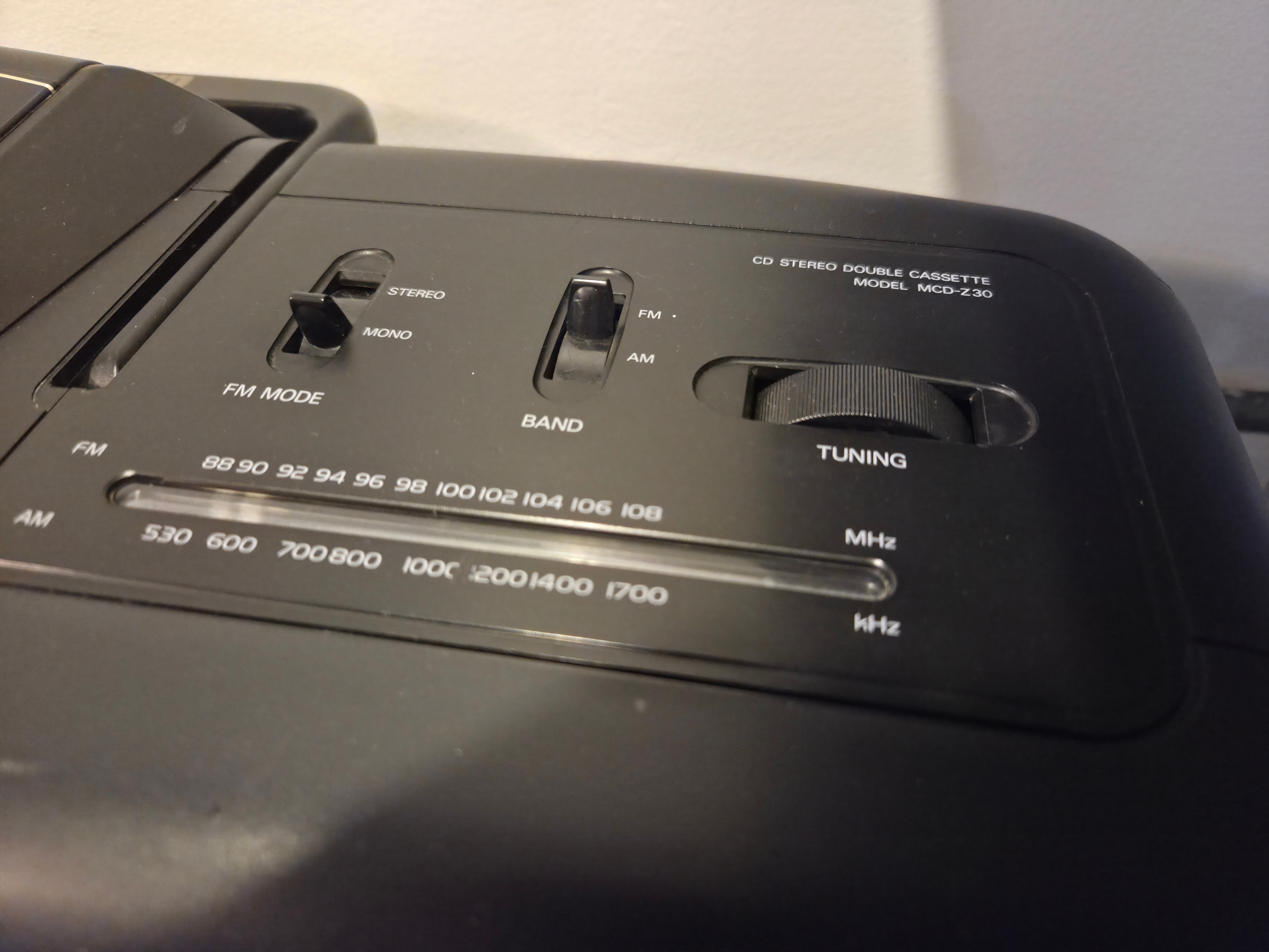 1991 Sanyo Boombox Works Cassette CD Player Radio MCD-Z30 Stereo - photo 5
