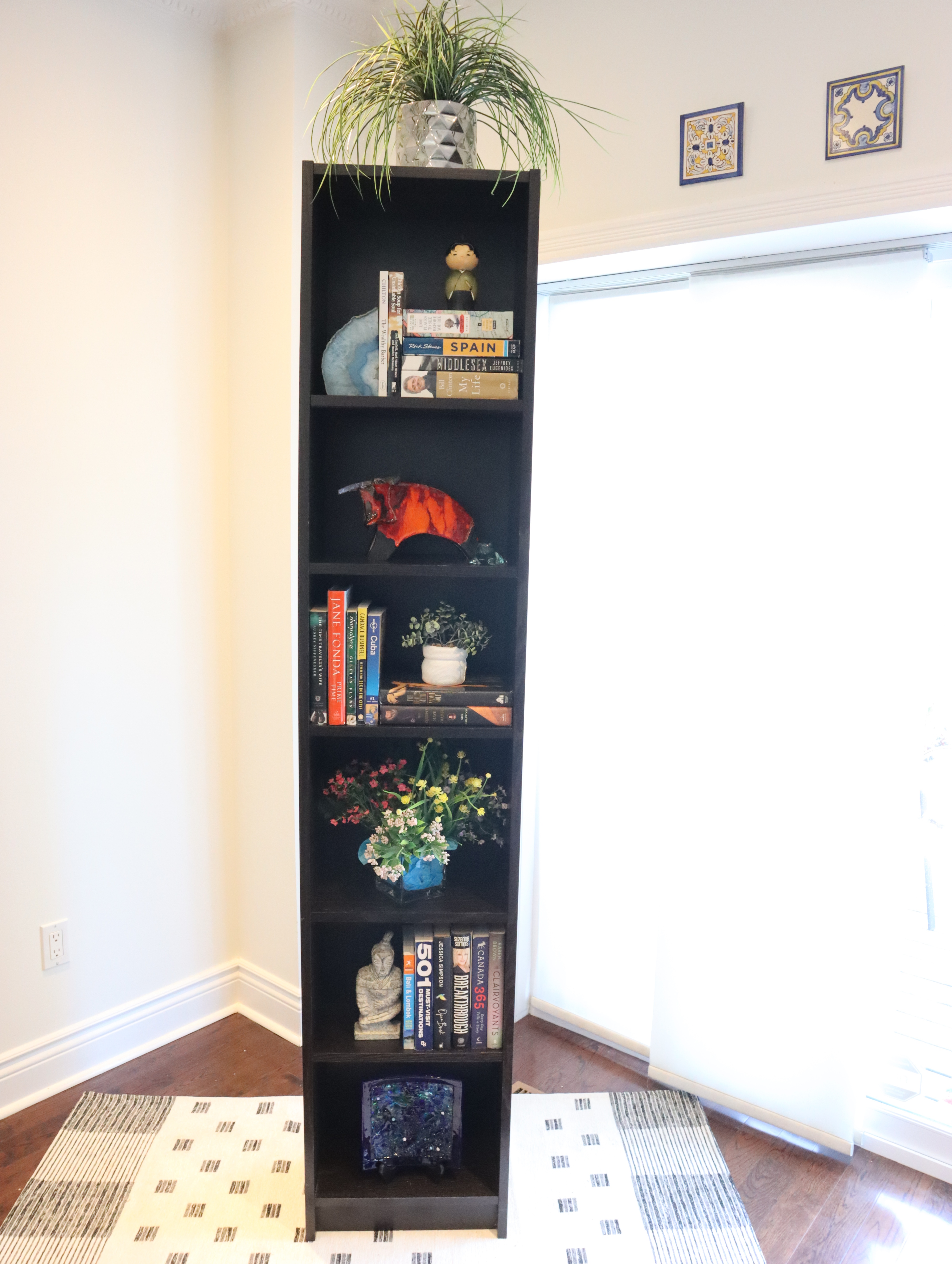 IKEA Billy Black/Brown Slim Bookshelf