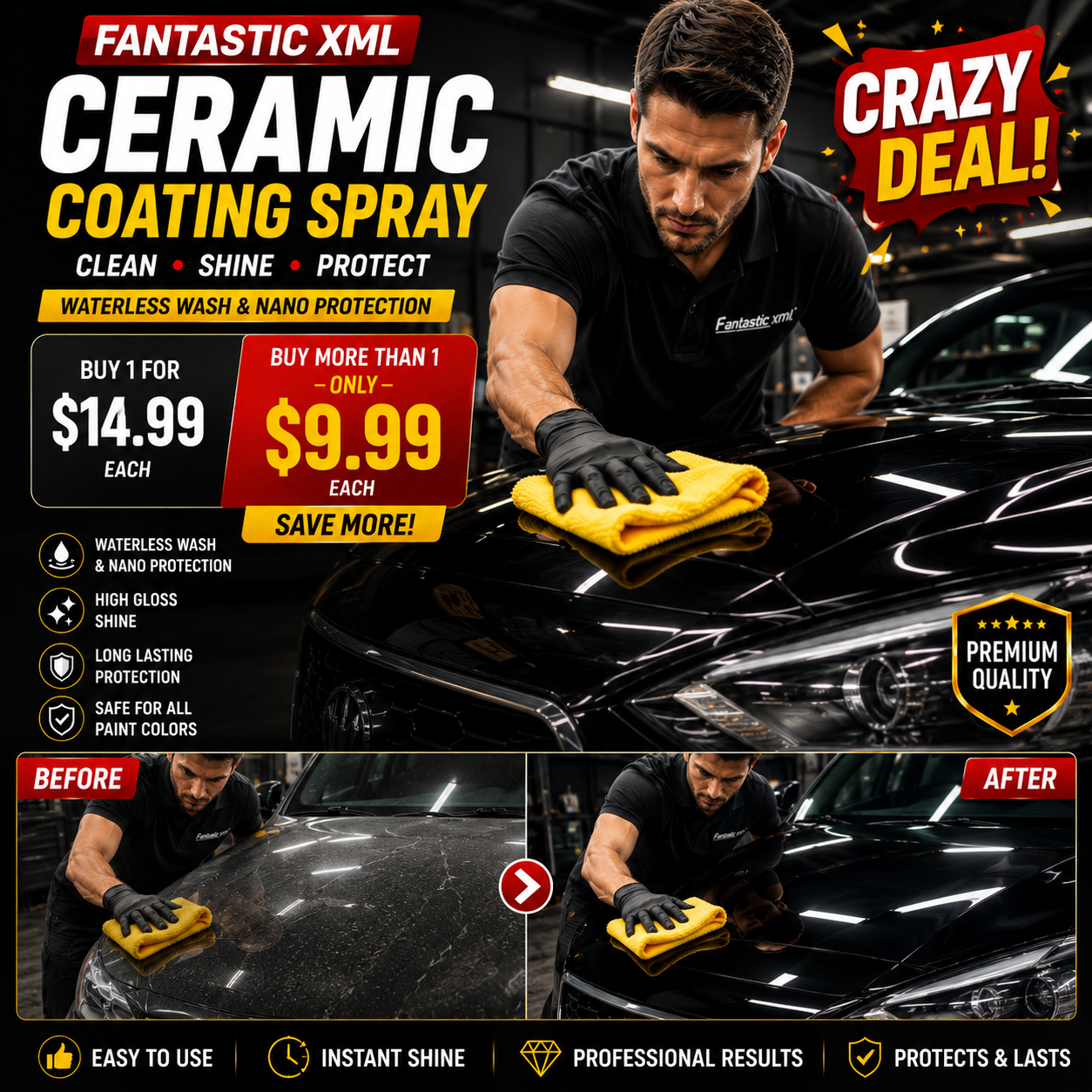 Fantastic XML 500ML Ceramic Coating Spray Combo Pack - photo 2