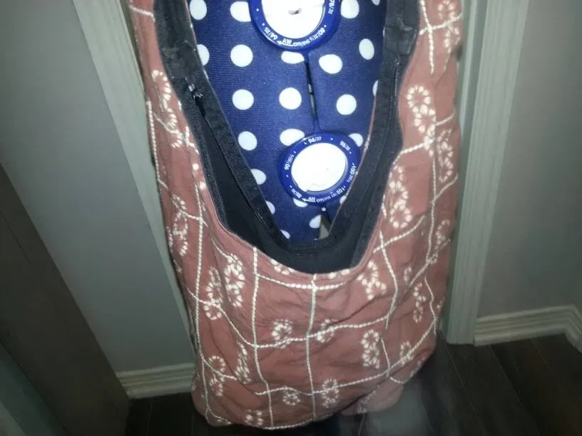 Big Purse/handbag W Zipper On Main Outside Compartment And In... - photo 2