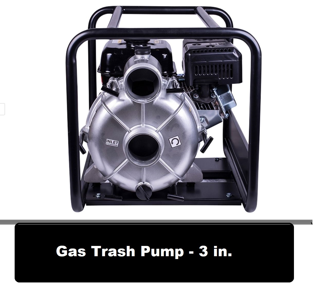 Gas Trash Pump - 3 in. - photo 2