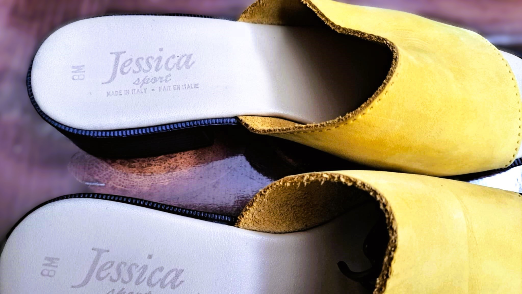 Vintage Jessica Sport Genuine Leather Sandals Made in Italy