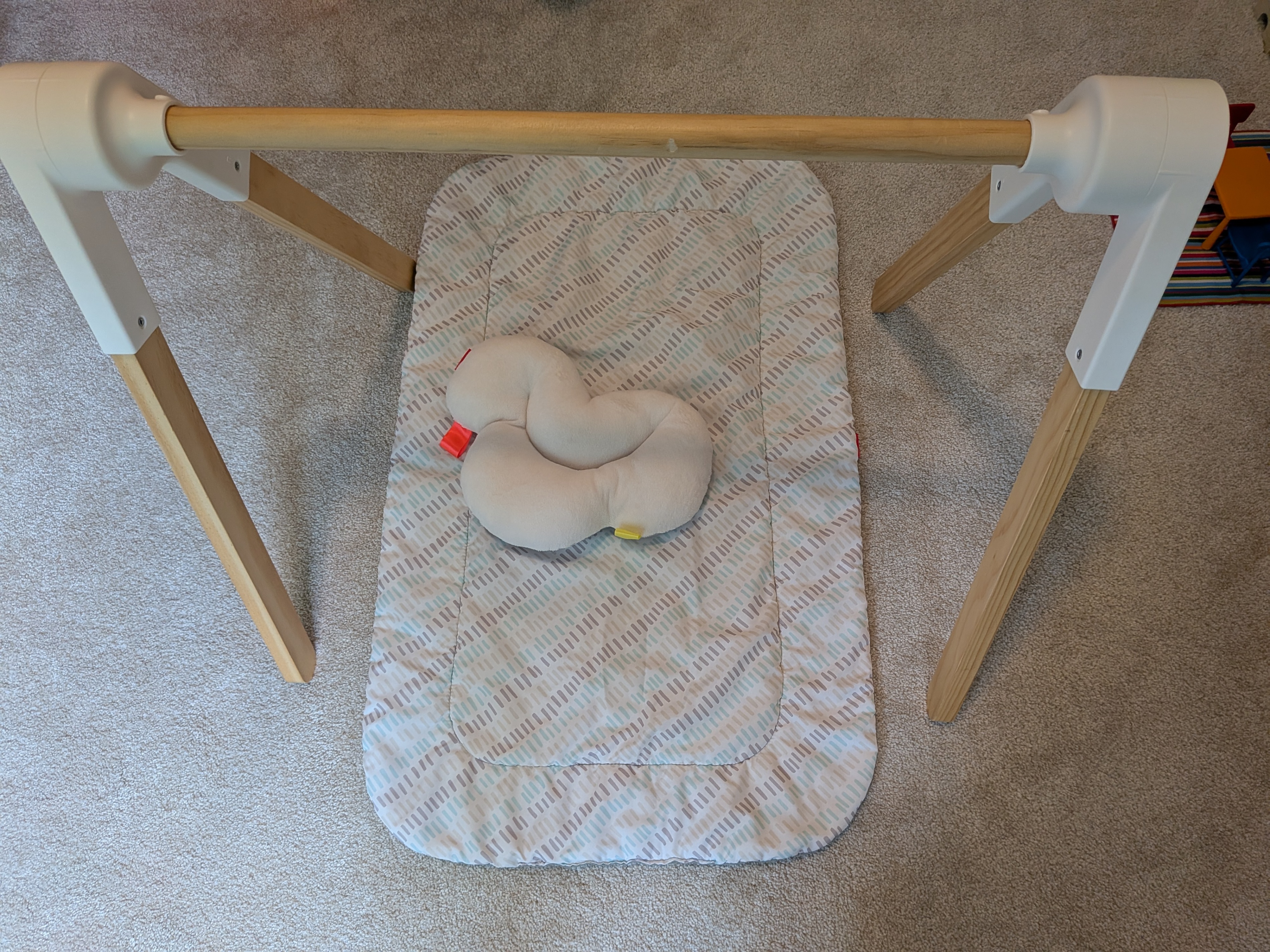 Silver Lining Cloud Wooden Activity Gym + Mat + Pillow