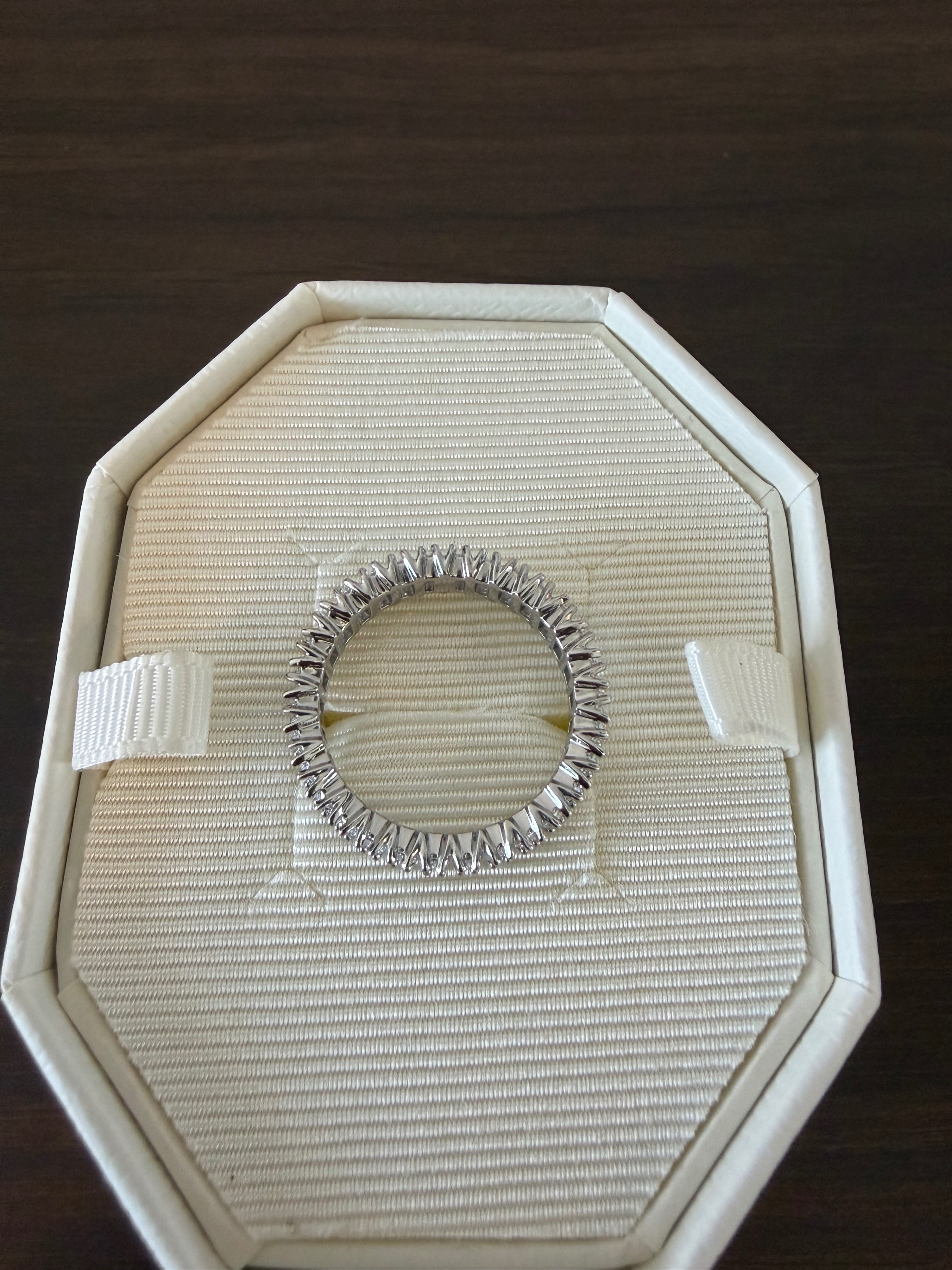 Swarovski Matrix eternity ring - Size 8 - photo 5