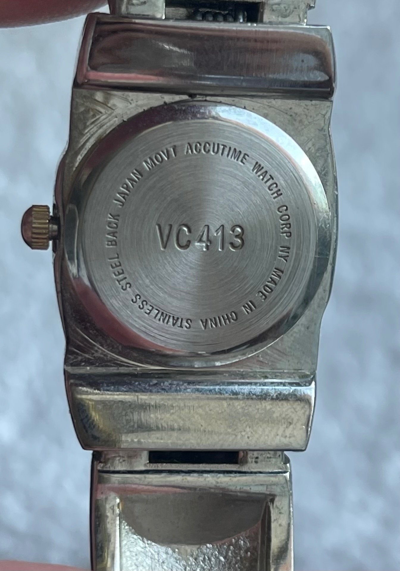 Vintage Jessica Two-Tone Bangle Watch VC413 (Needs Battery) - photo 3