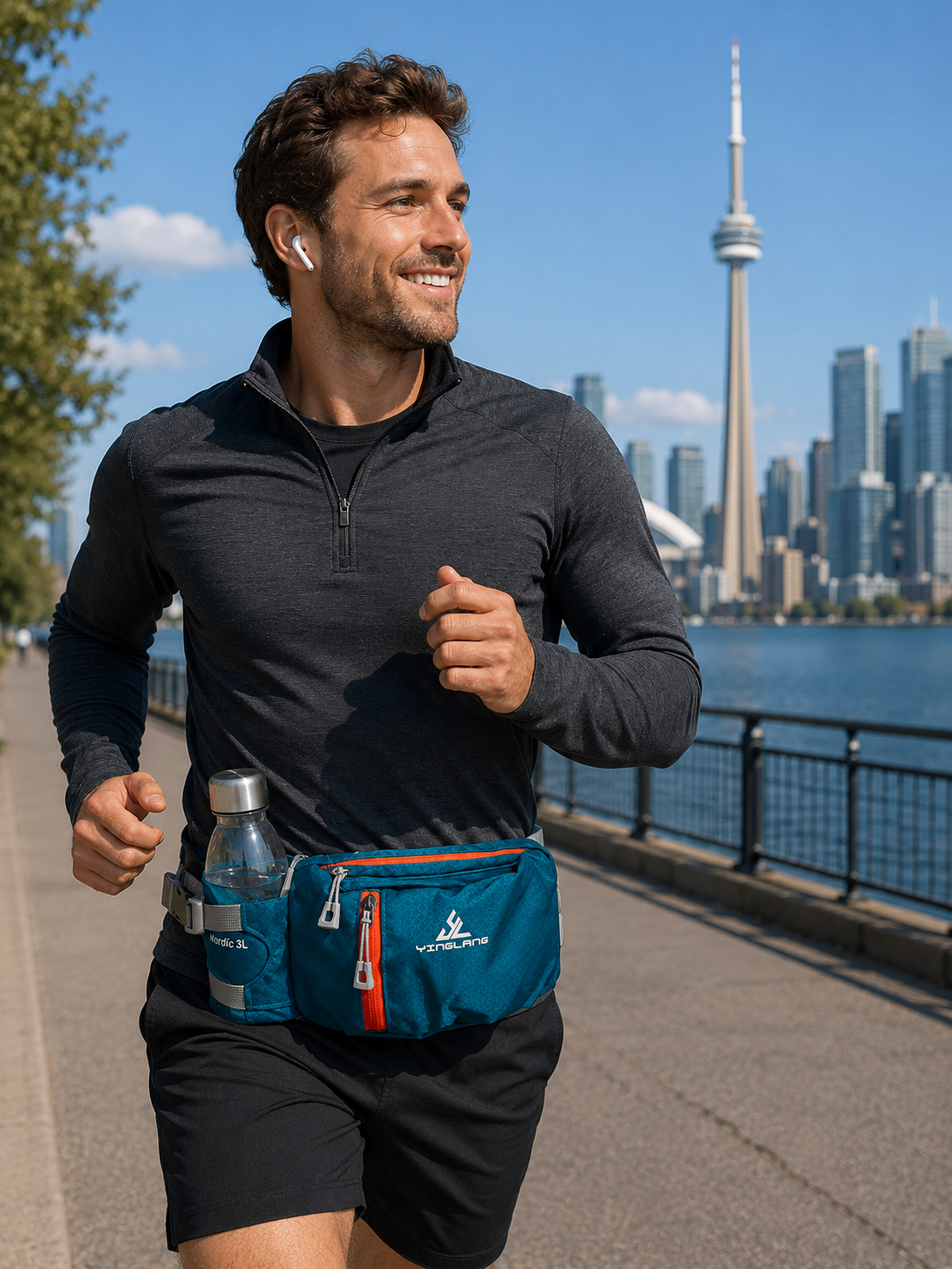 Waist Bag with Water Bottle Holder - photo 3