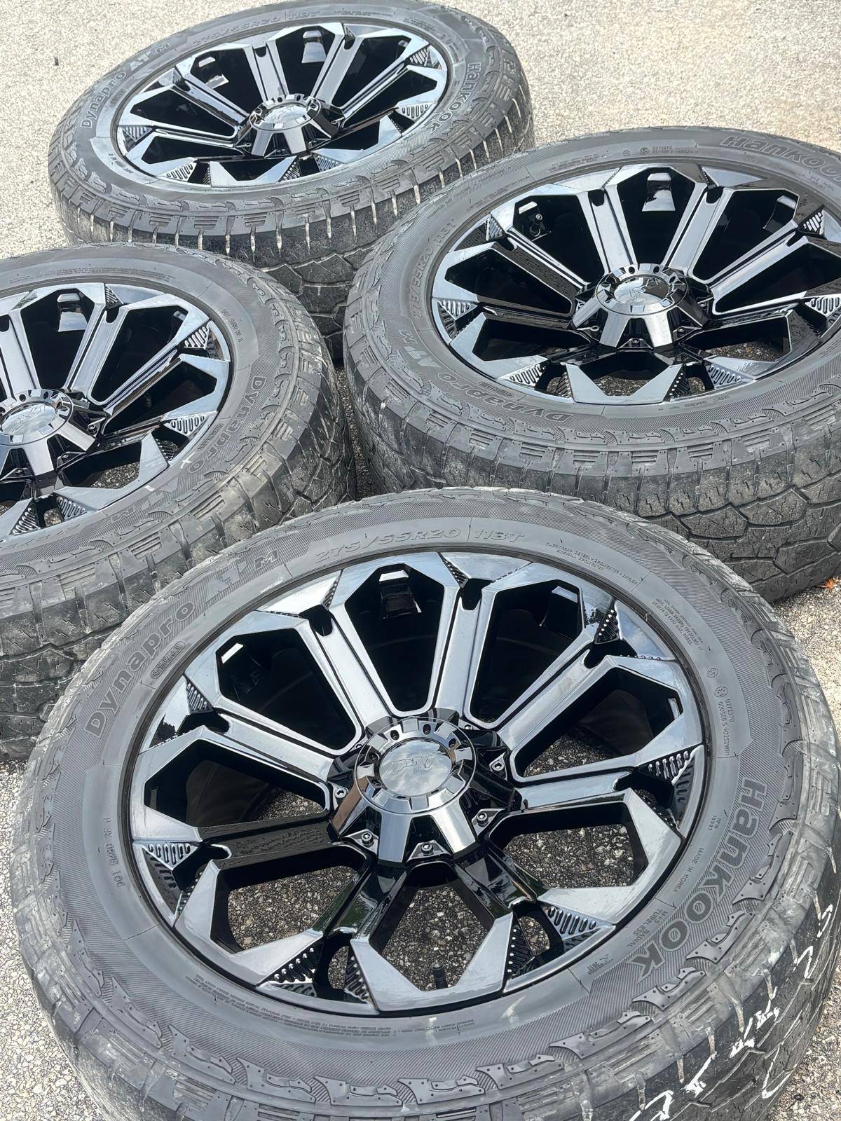 NEW 20”Abyss(6x135)+used 275/55/R20 Hankook A/T-F150/Expedition - photo 4