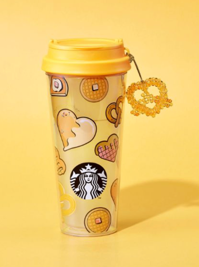 Starbucks Butter Together Tumbler Cold Cup Pretzel Charm - photo 4