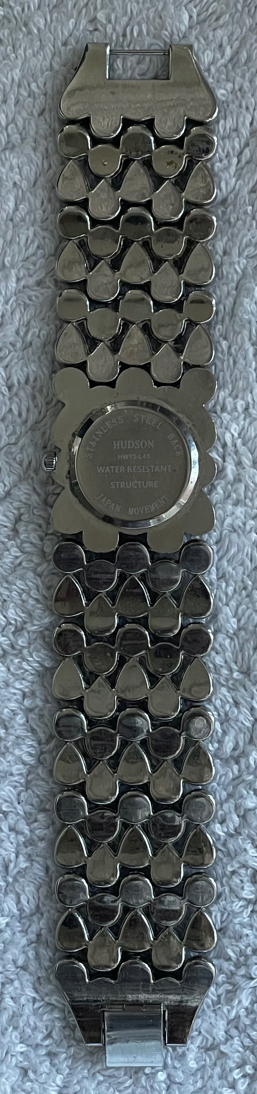 Vintage Hudson Purple Rhinestone Watch HW13-L43 (Needs Battery) - photo 5