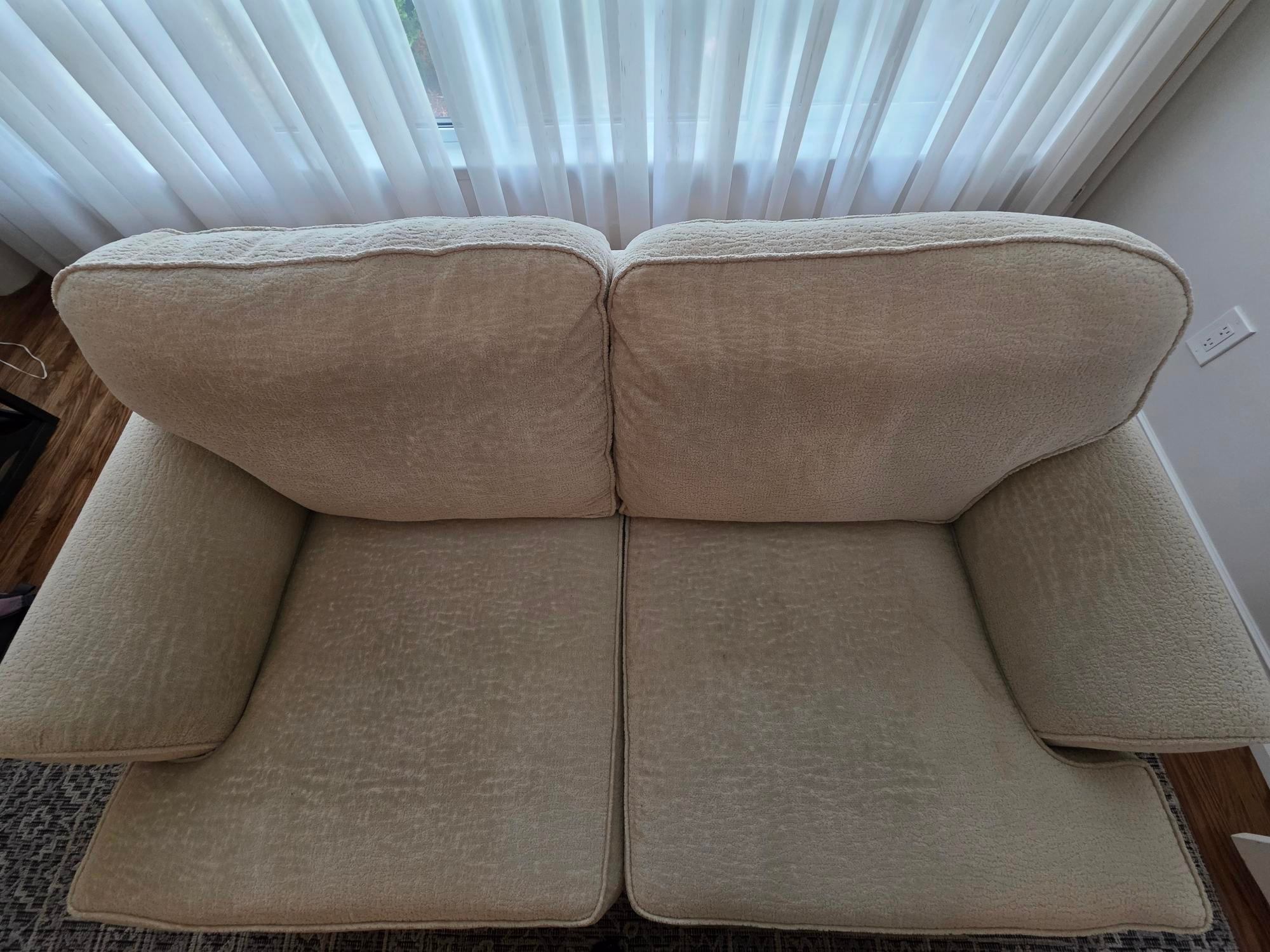 Comfortable Loveseat Sofa -Off white - photo 5