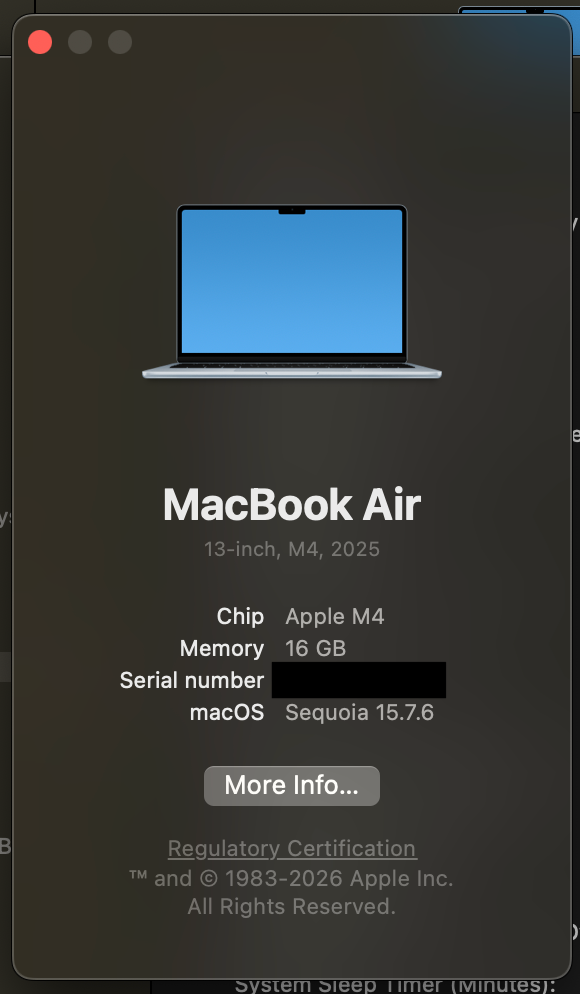 Apple MacBook Air 13" M4 chip 16GB RAM 256GB SSD Sky Blue - photo 5