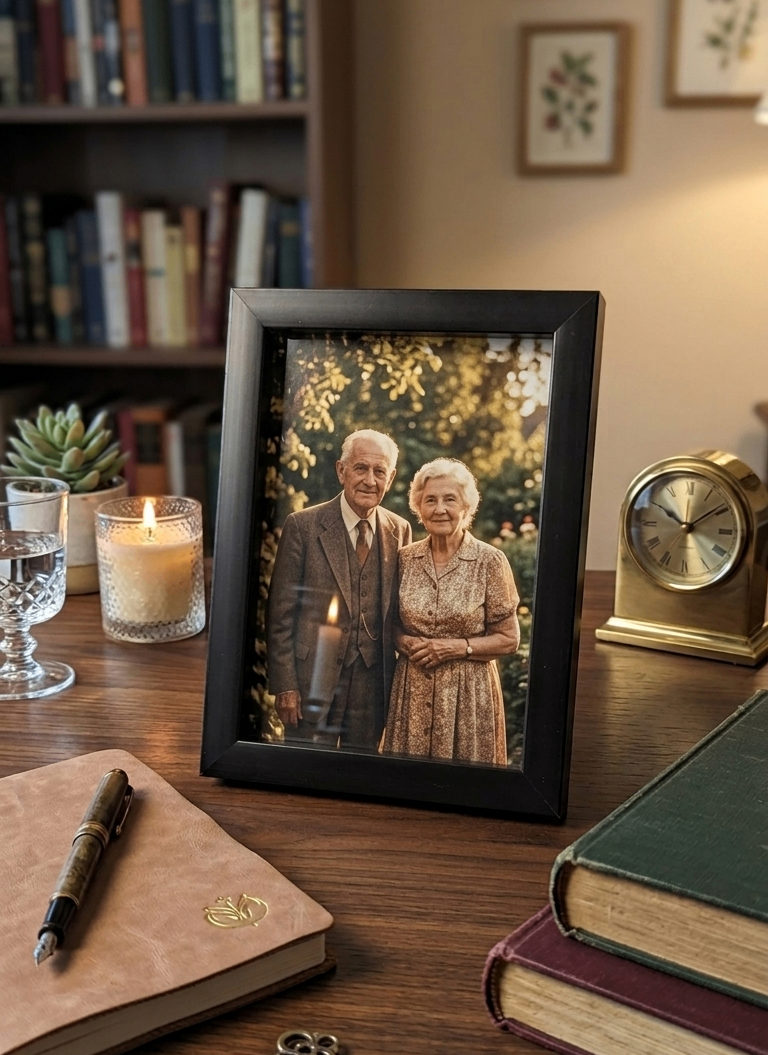 Black Tabletop Picture Frame
