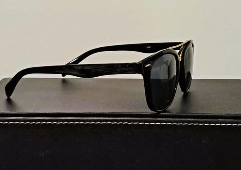 Black & Gold Double Bridge Aviator Sunglasses – Classic Fit - photo 4
