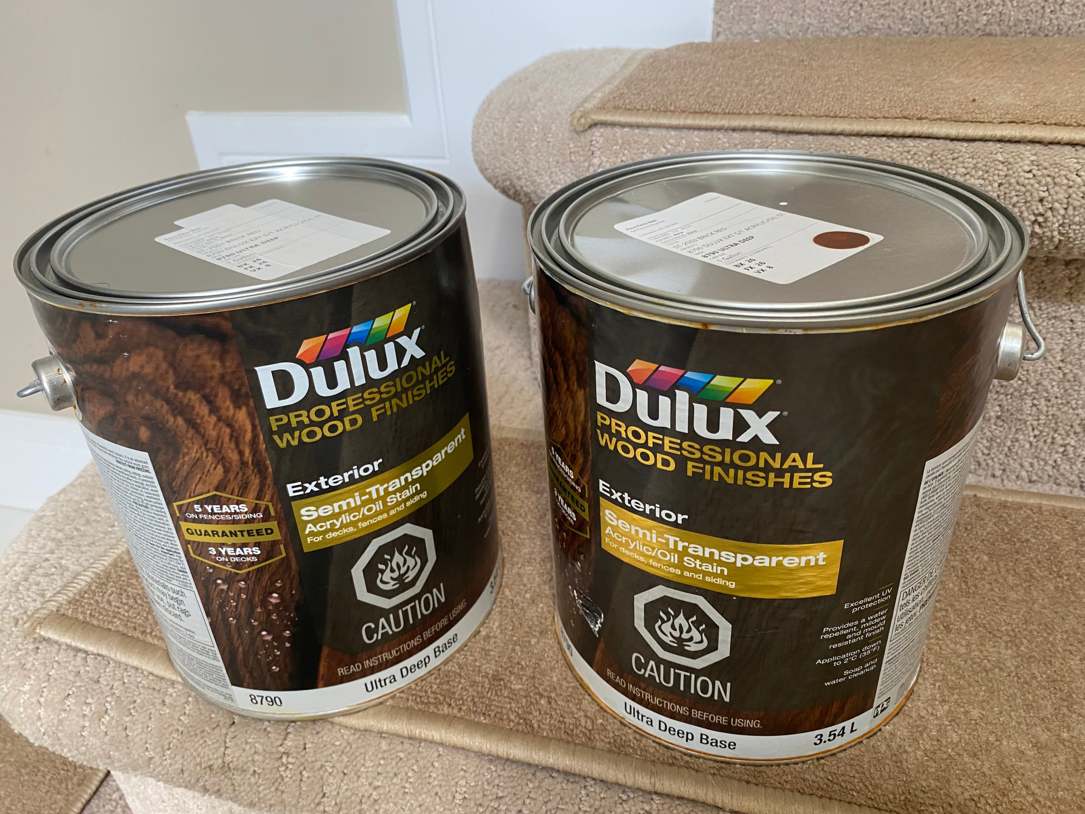 Acrylic/Oil Wood Stain (2x3.54L)– Deck, Fence, Siding – $40 each - photo 2