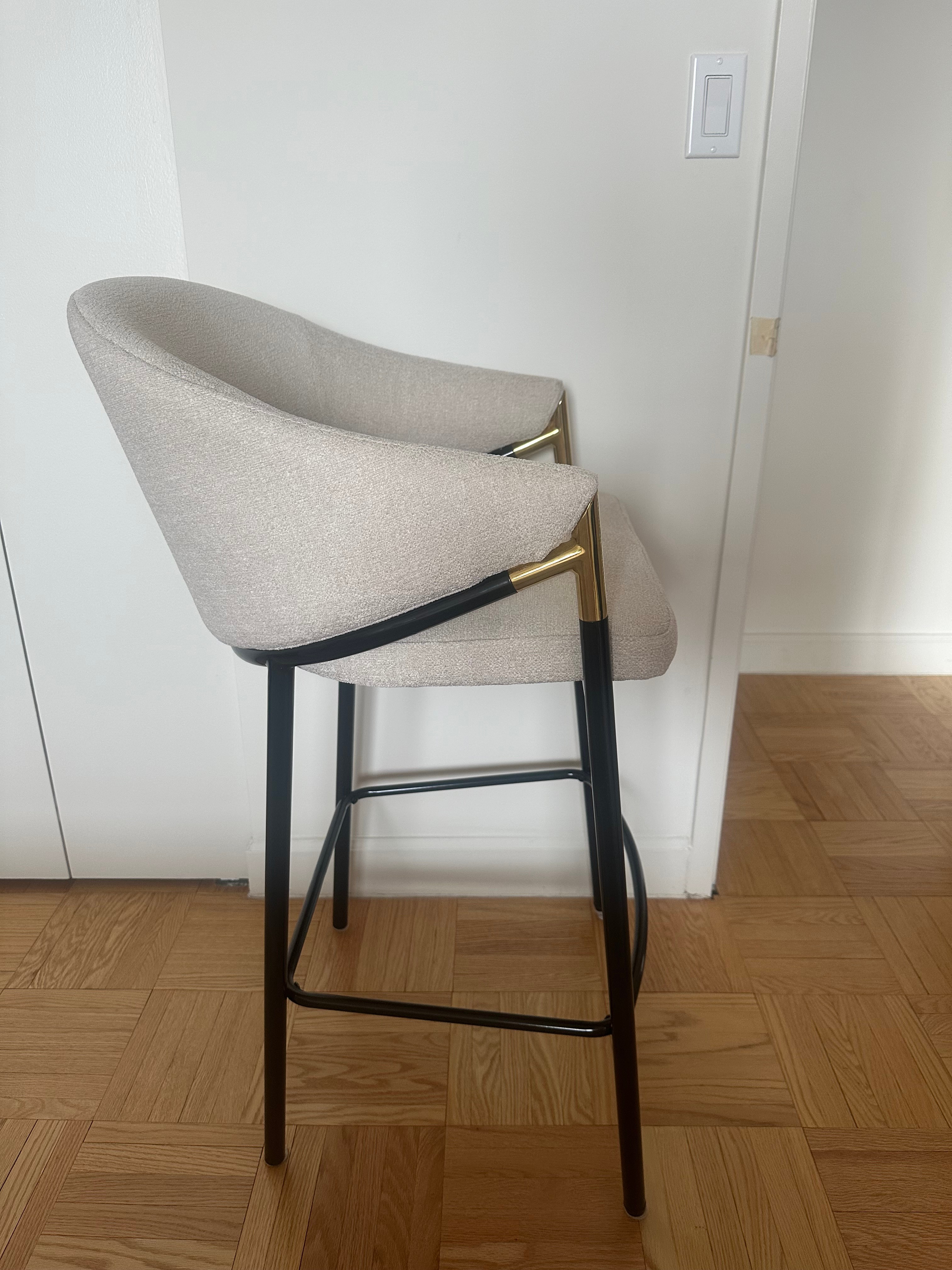 Wayfair Natural Fabric Stools (set 2) - photo 2