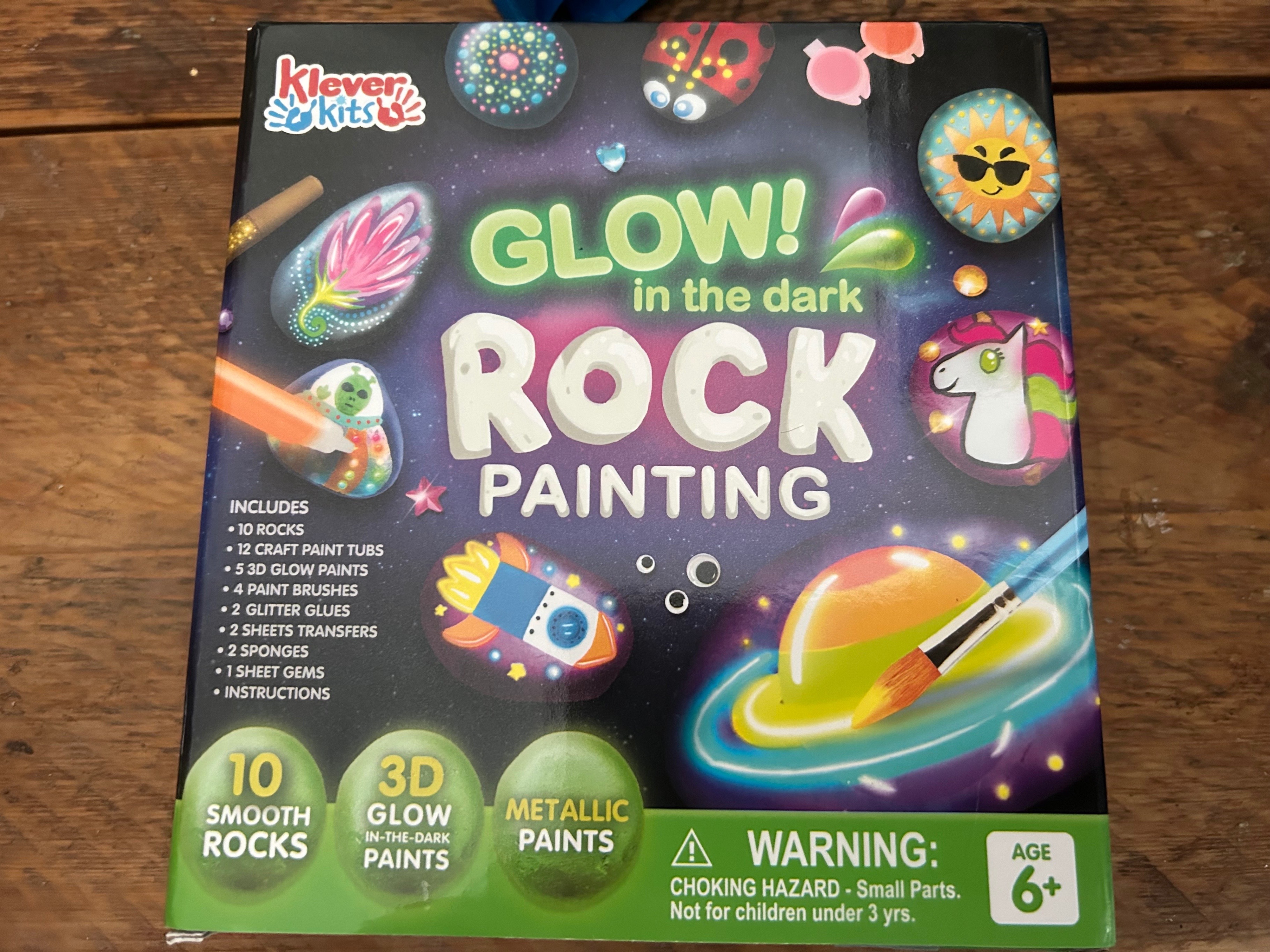 Glow in the Dark Rock Painting Kit