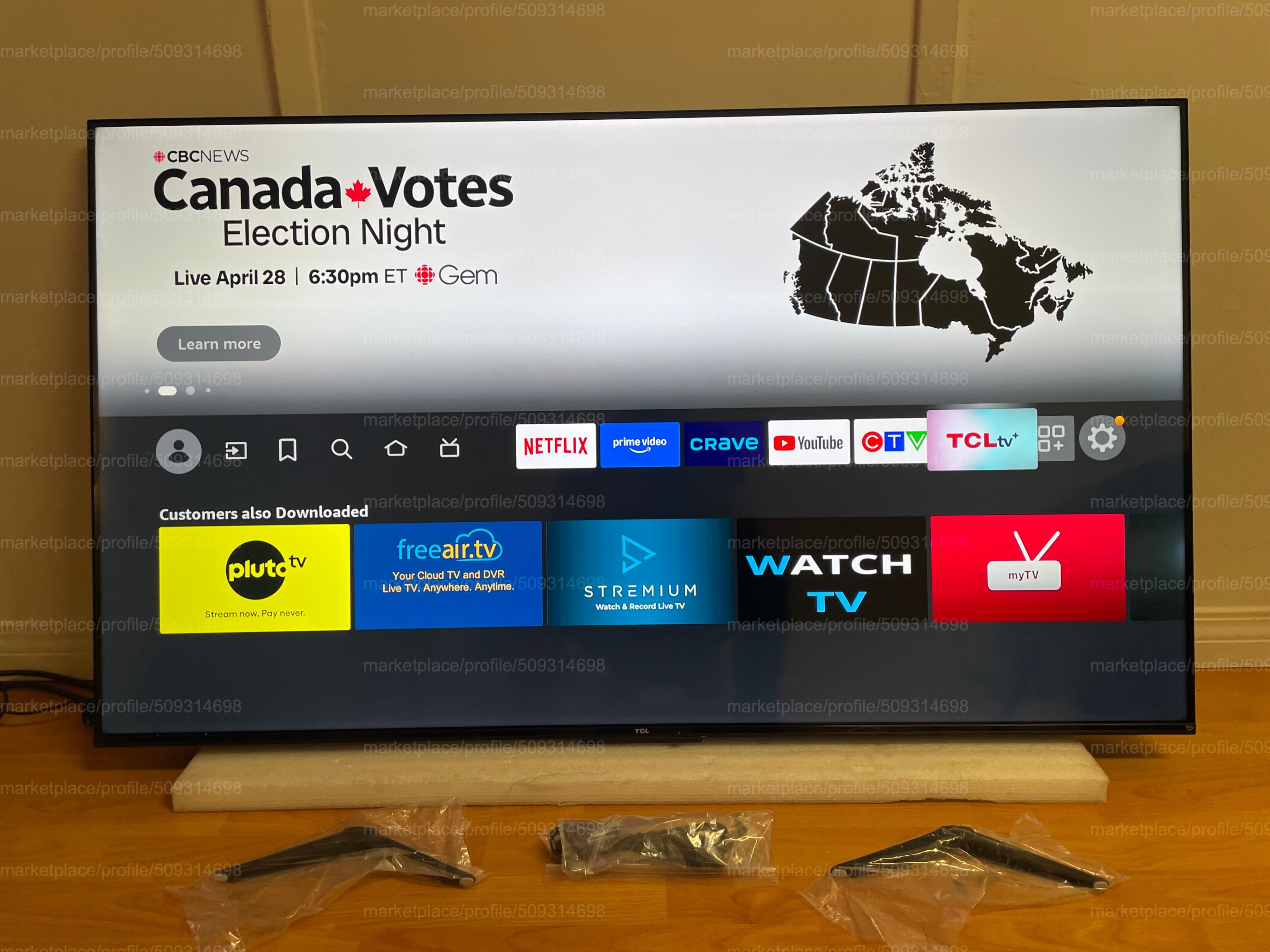 Mint! TCL 55" QLED 55Q550F-CA Q5-Class 4K Smart TV - photo 2