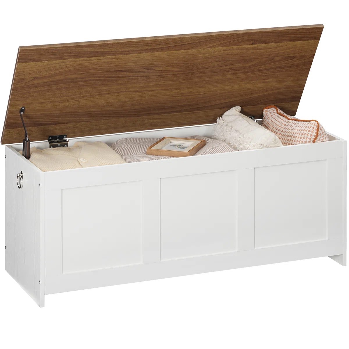 39.3'' W Manufactured Wood Storage Bench With Flip Top