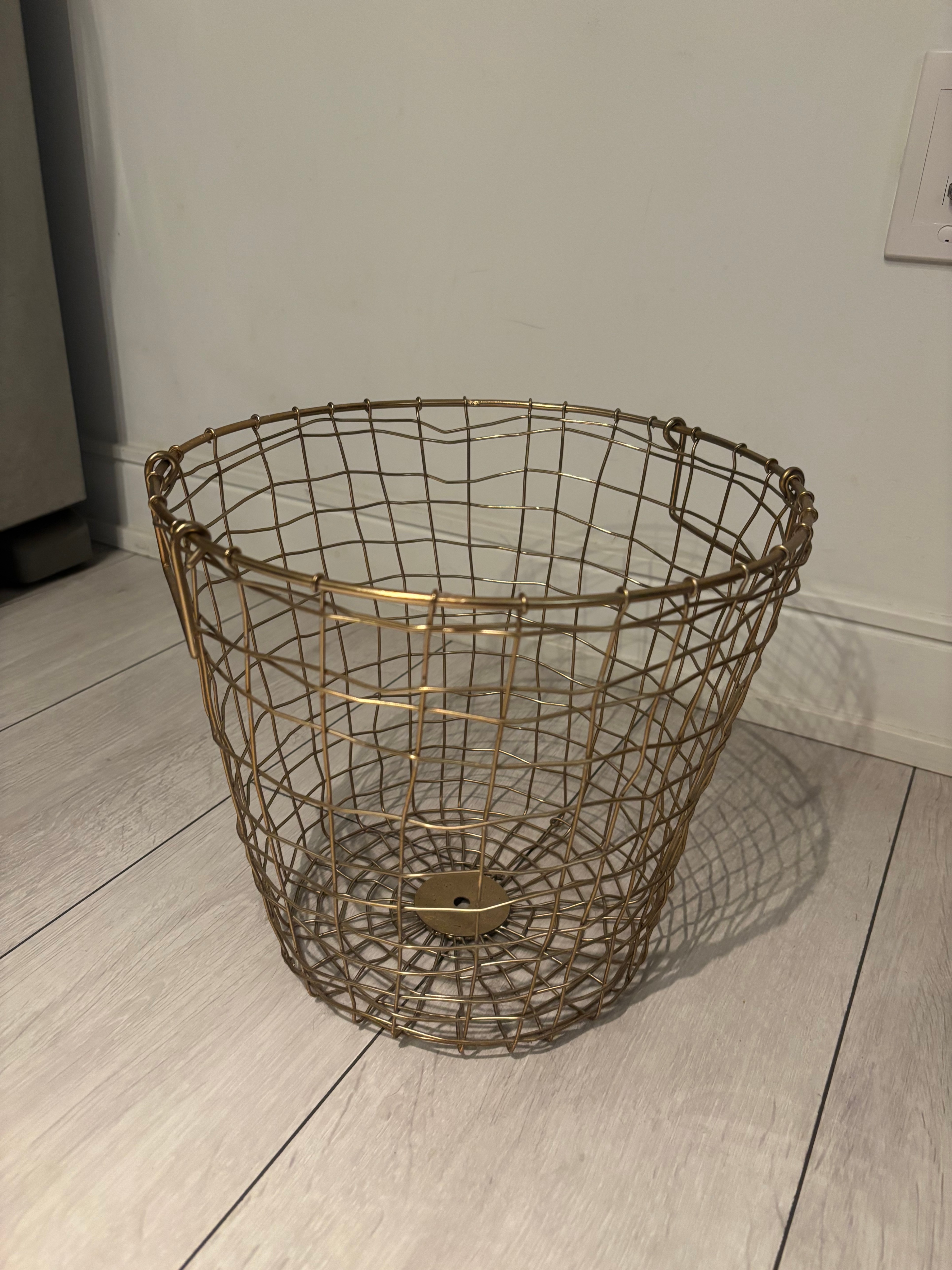 H&M Gold Metal Basket