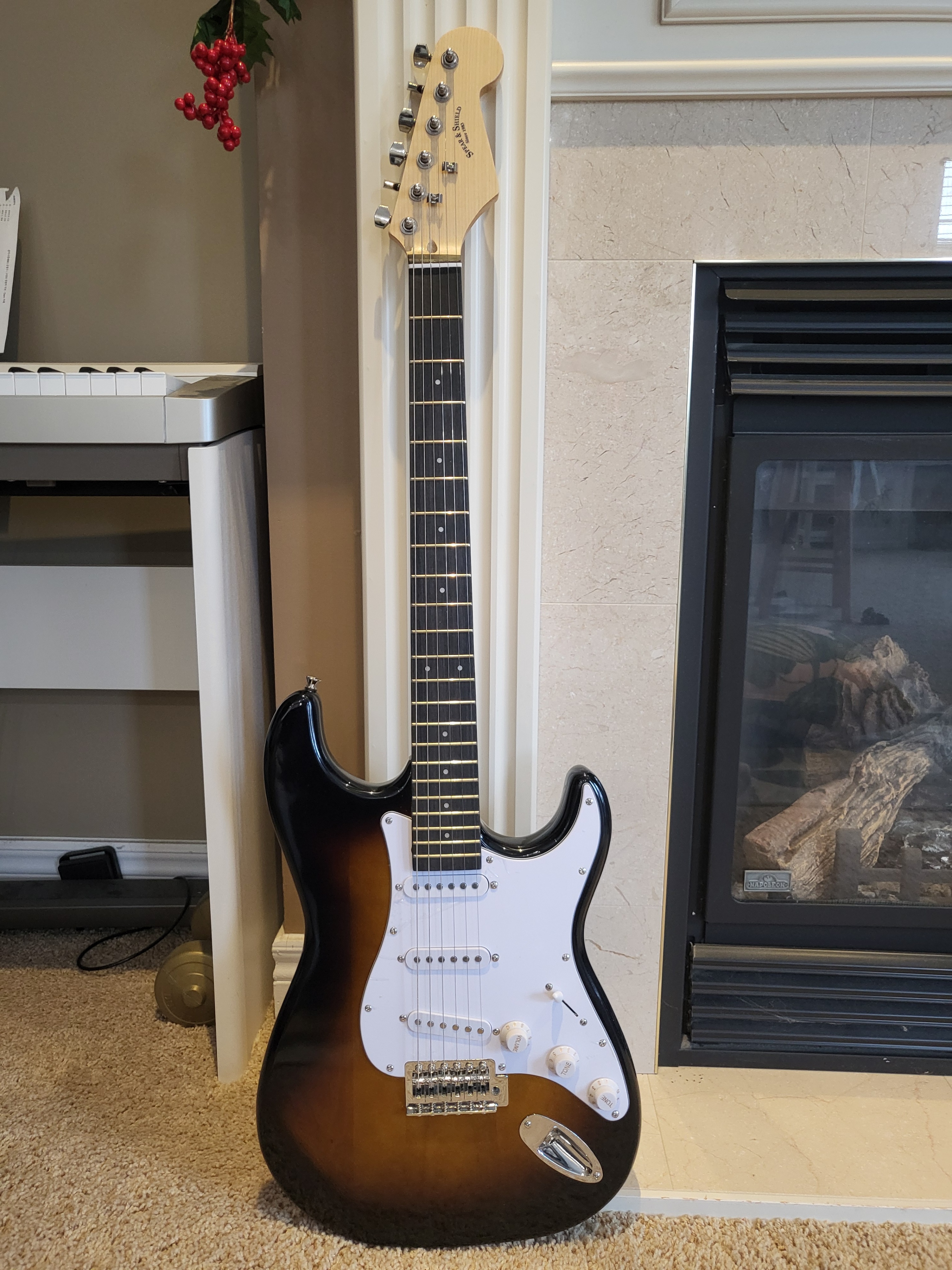 Sunburst ST-Style Electric Guitar – Perfect for Beginners