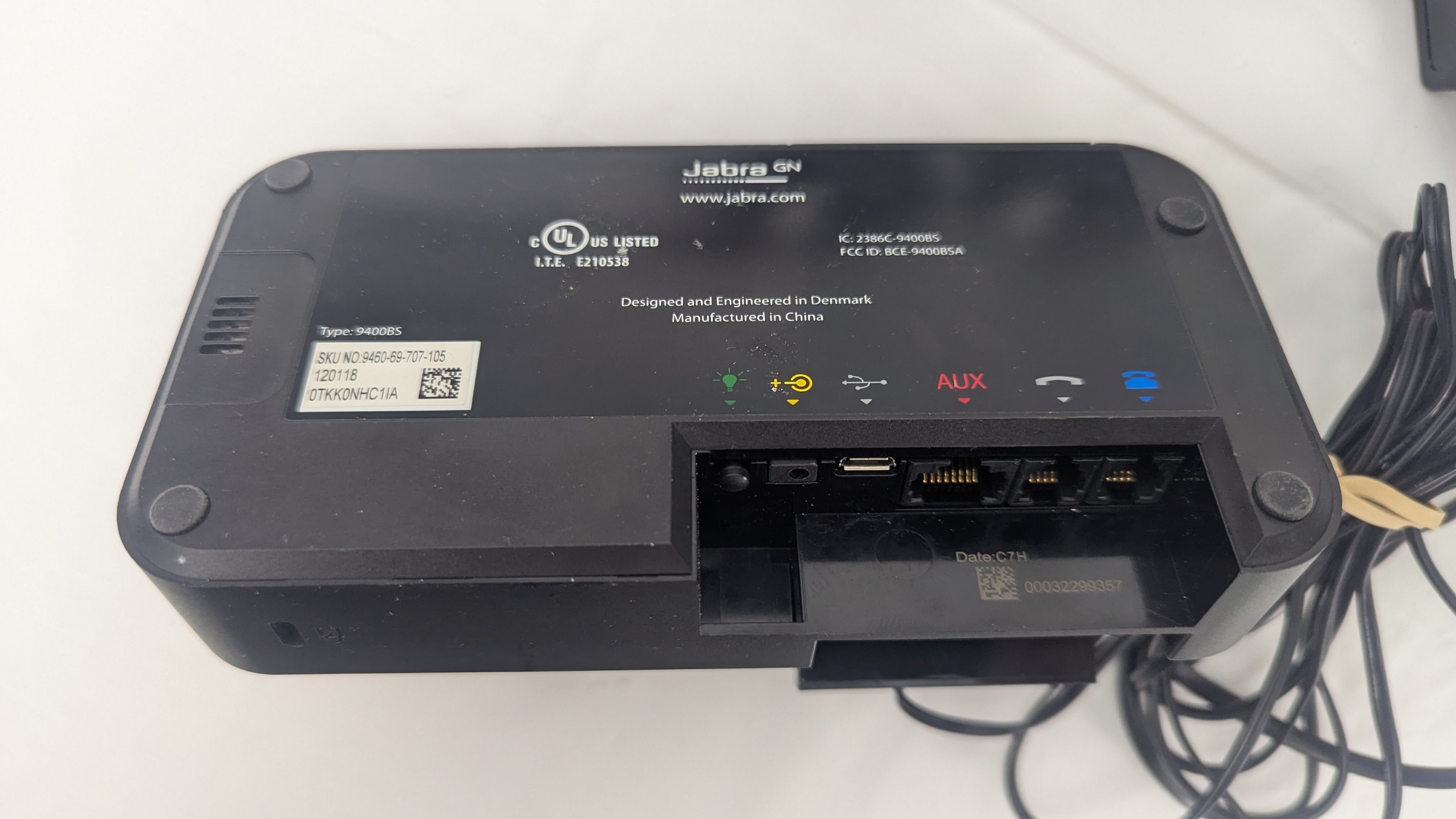Jabra PRO 9400BS Charging Base with Headset AC Power Adapter - photo 3