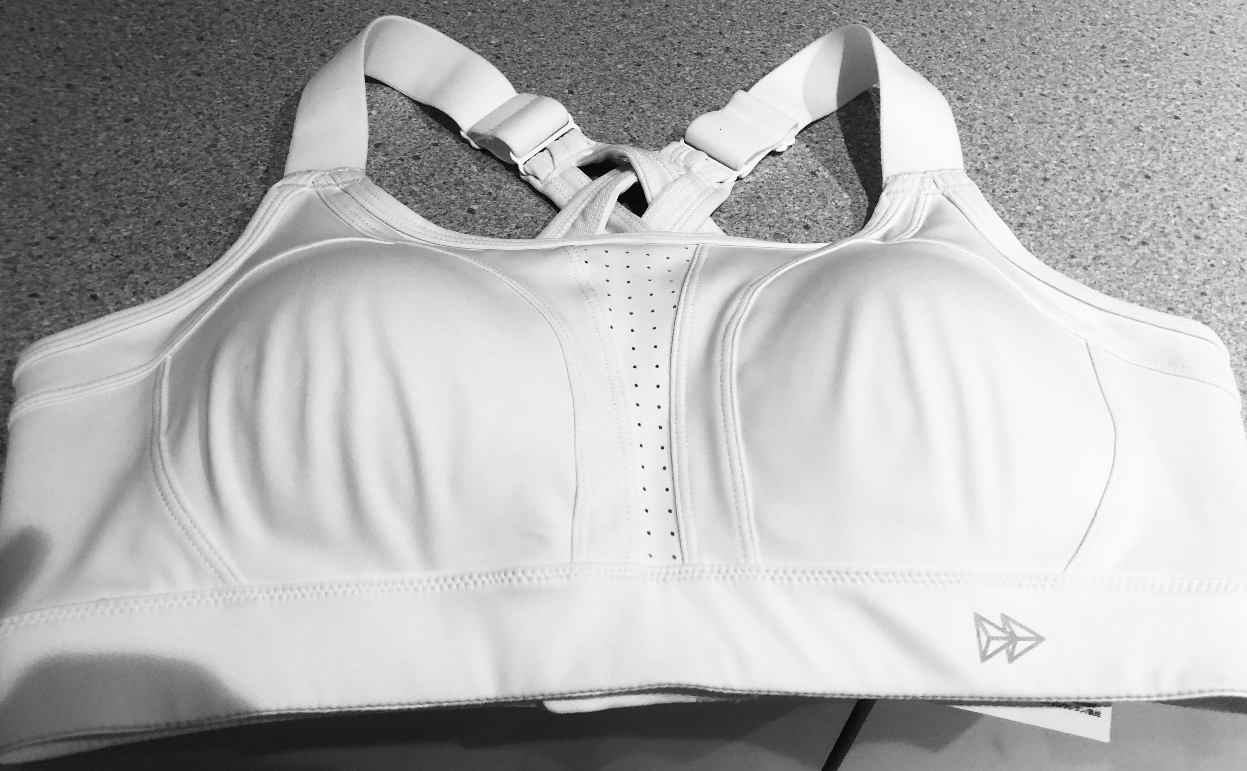 New - White Sports Bra - photo 2