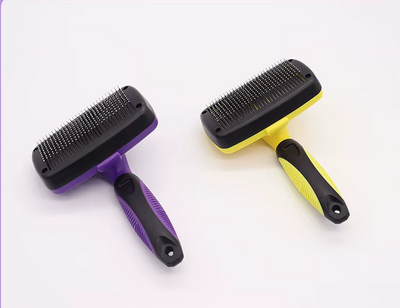 Self-Cleaning Pet Grooming Brush - photo 4