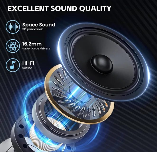 *SEALED* Wireless Bluetooth Headphones with Noise Cancelling - photo 4