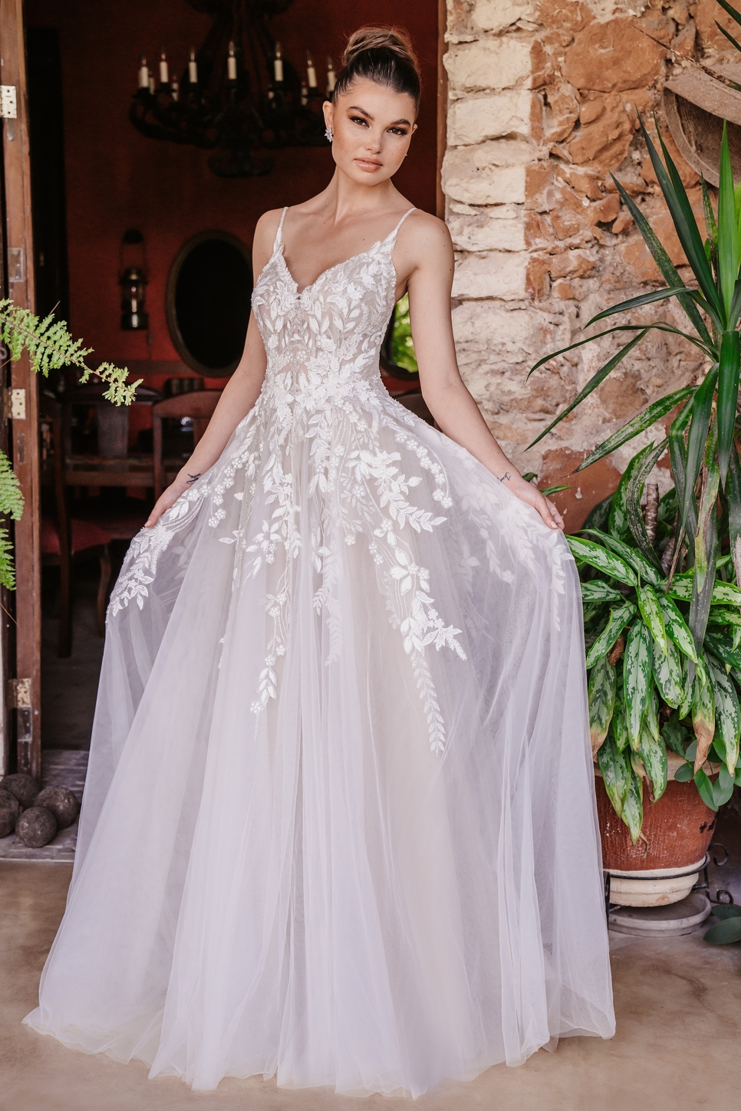 Morilee "Finley" Style 9951 Wedding Dress Ivory/Champagne - photo 2
