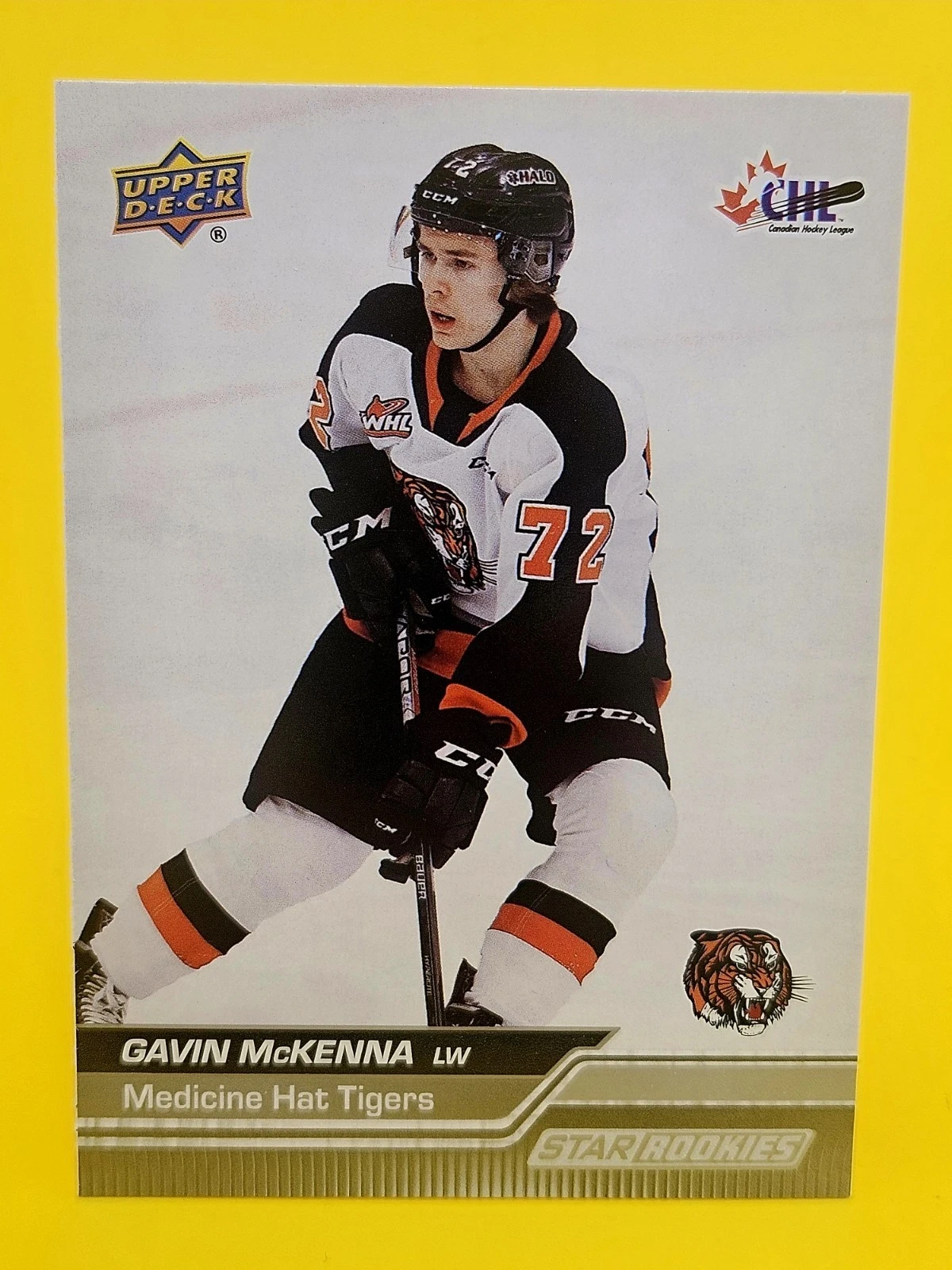 Upper Deck Gavin McKenna Hockey Card